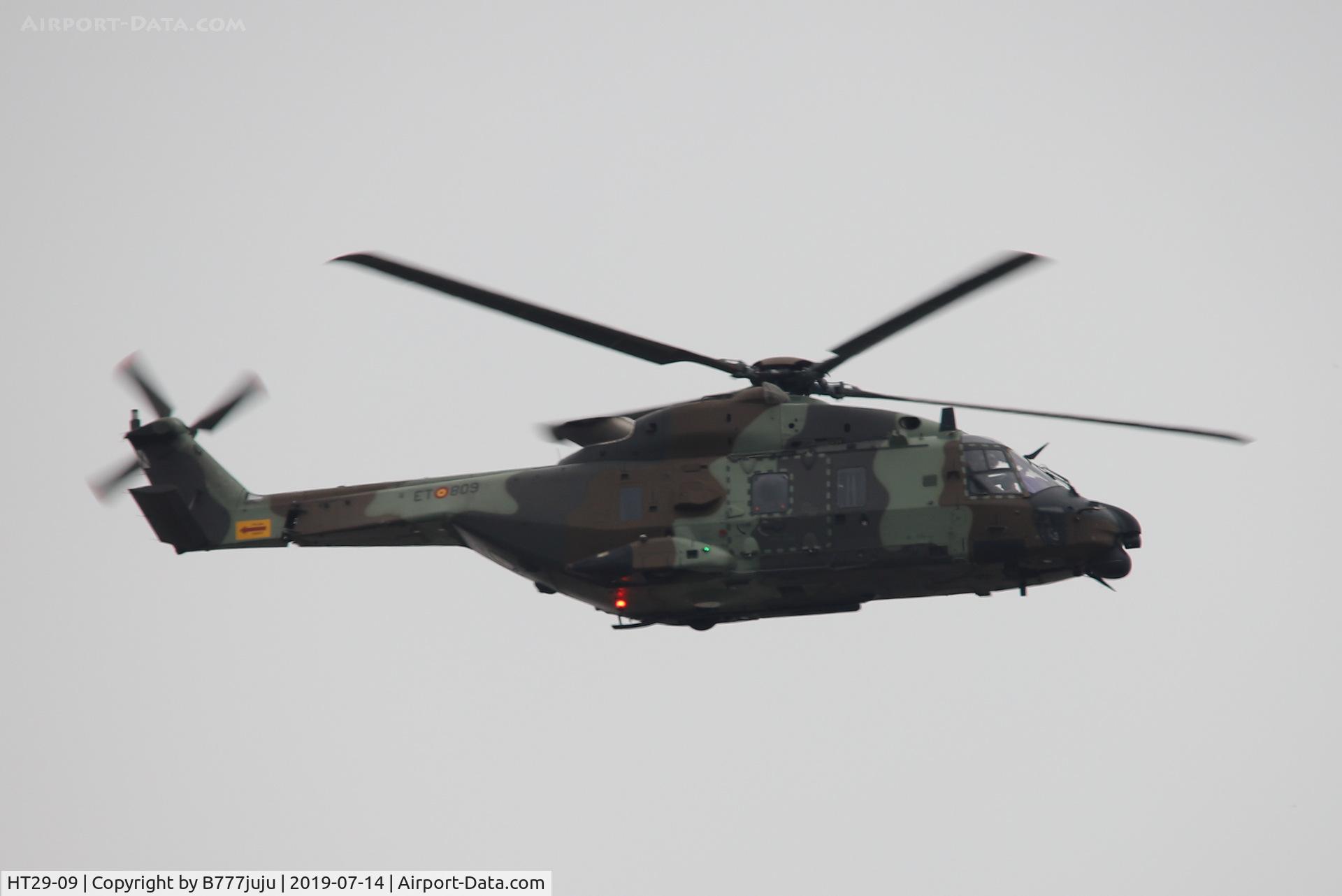 HT29-09, NHI NH-90 TTH Caiman C/N 1009, during French Parade over Paris