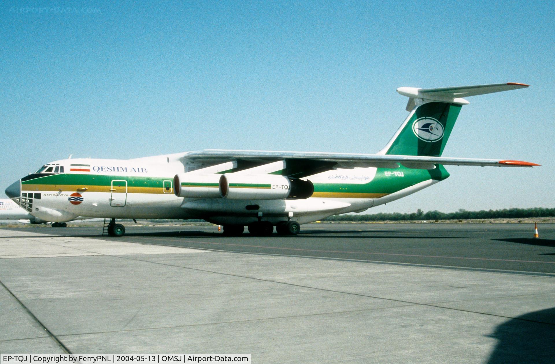 EP-TQJ, Ilyushin Il-76TD C/N 1013409297, Qeshm Air Il76 baking in the sun