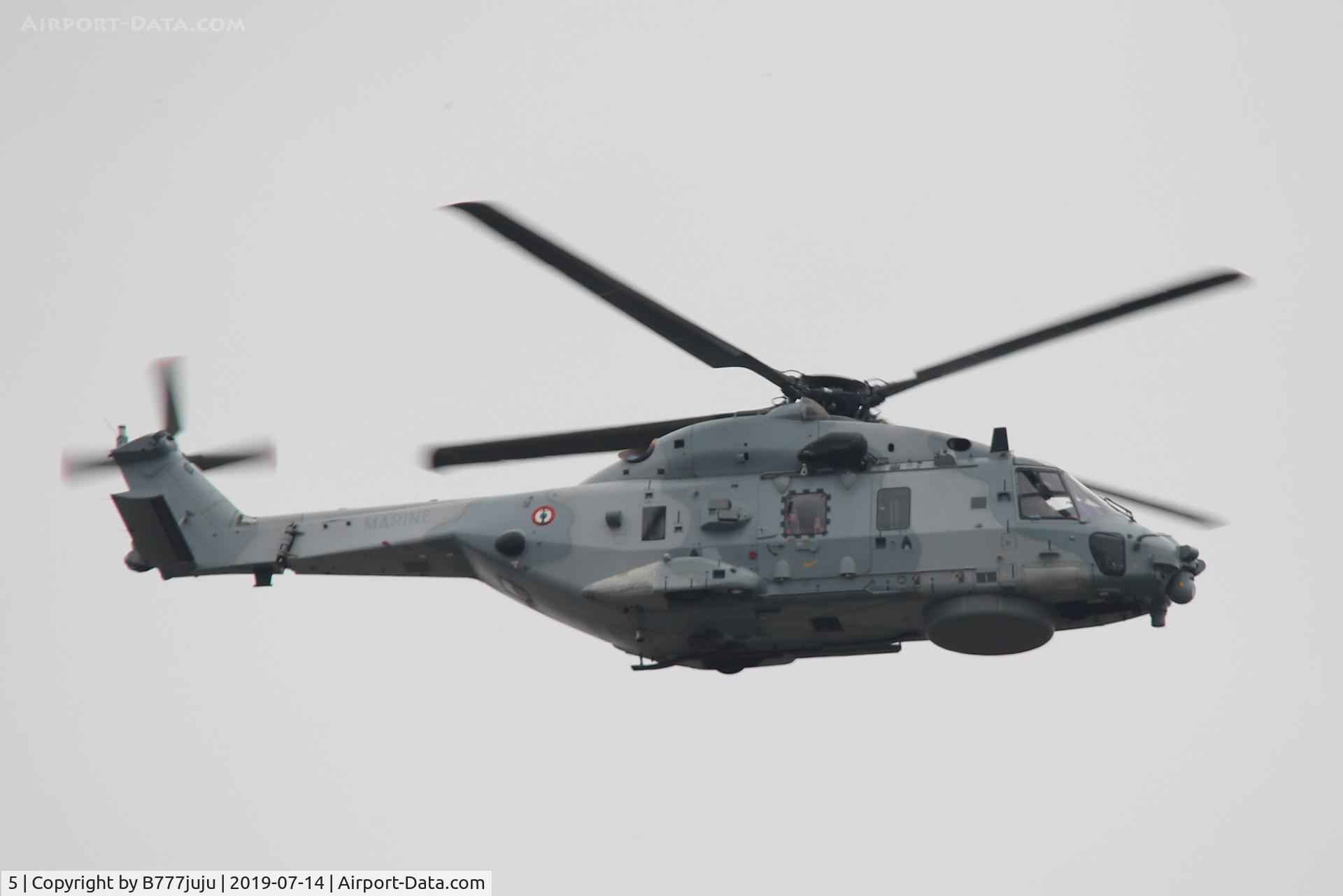 5, 2011 NHI NH-90 NFH Caiman C/N 1093, during French Parade over Paris