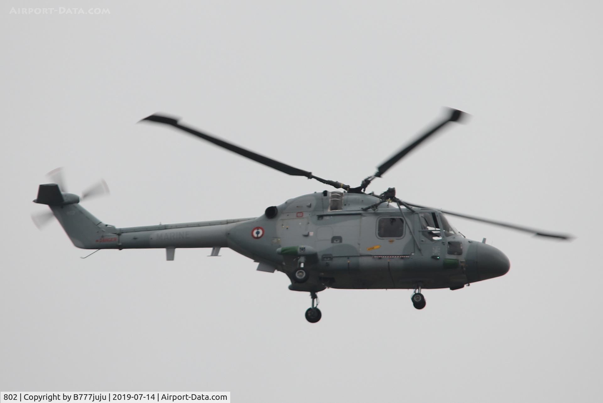 802, Westland Lynx HAS.4(FN) C/N 253, during French Parade over Paris
