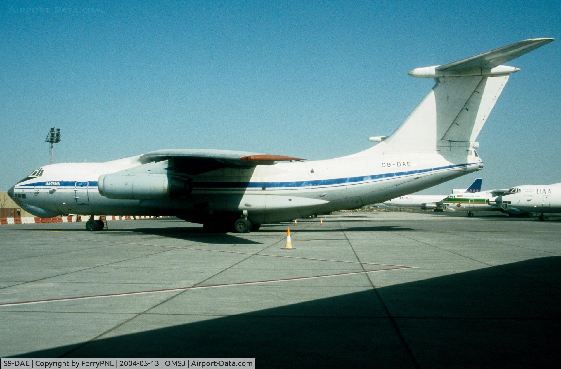 S9-DAE, Ilyushin Il-76MD C/N 0083483513, Skylink Arabia IL76