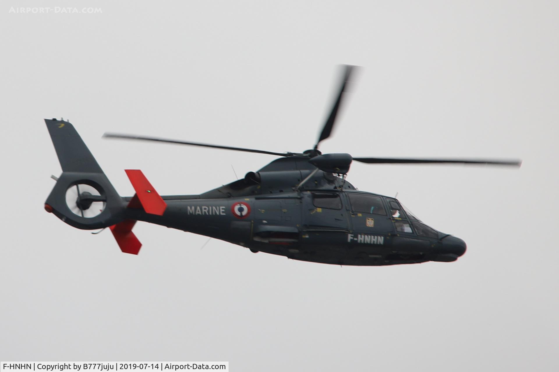 F-HNHN, 2007 Eurocopter AS-365N-3 Dauphin 2 C/N 6783, during French Parade over Paris