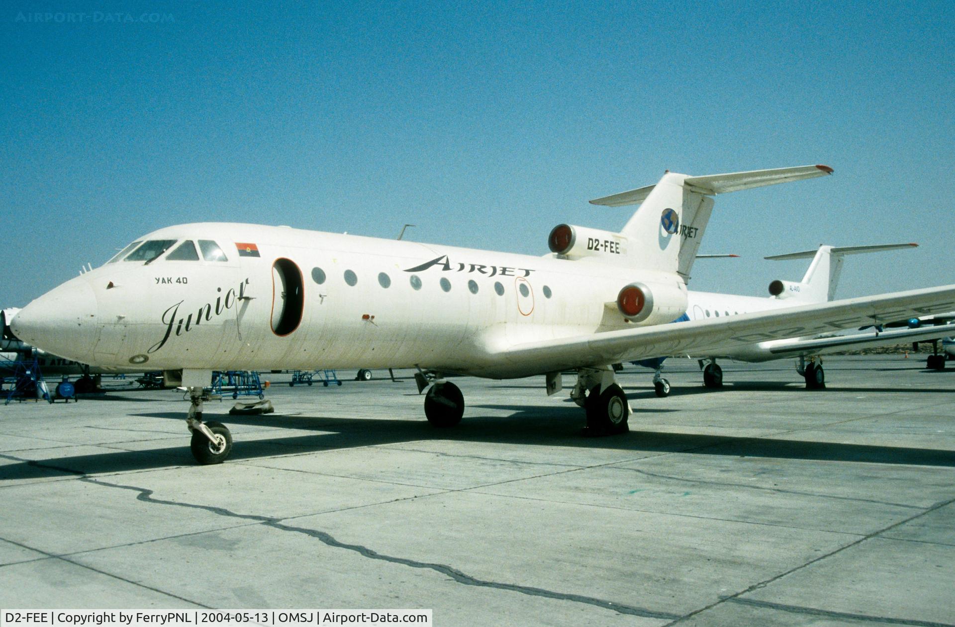 D2-FEE, Yakovlev Yak-40 C/N 9320429, Airjet Yak-40