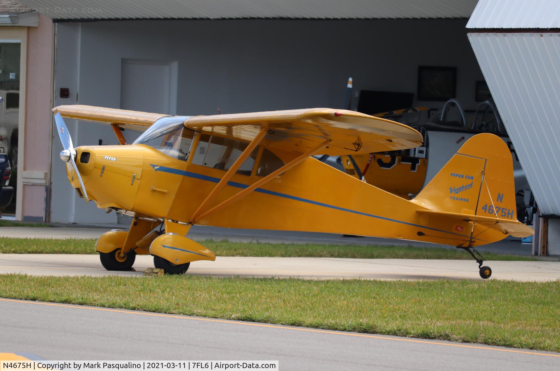 N4675H, 1948 Piper PA-17 Vagabond C/N 15-374, Piper PA-17