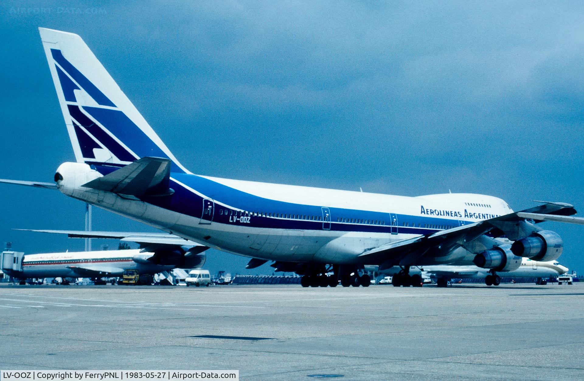 LV-OOZ, 1981 Boeing 747-287B C/N 22592, Aerolineas Argentinas  B742