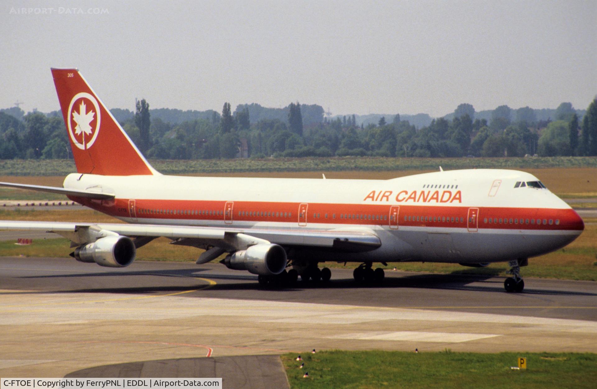 C-FTOE, 1974 Boeing 747-133 C/N 20881, Air Cananda B741 in DUS