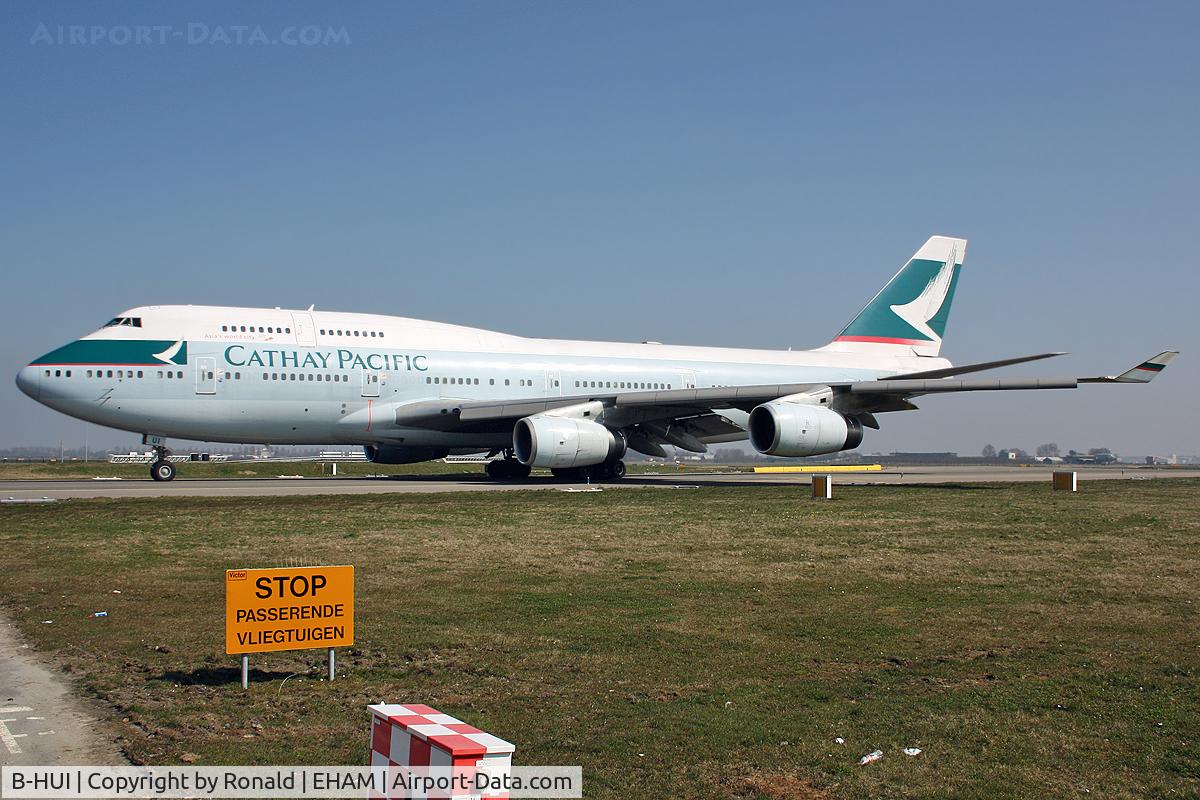 B-HUI, 1994 Boeing 747-467 C/N 27230, at spl