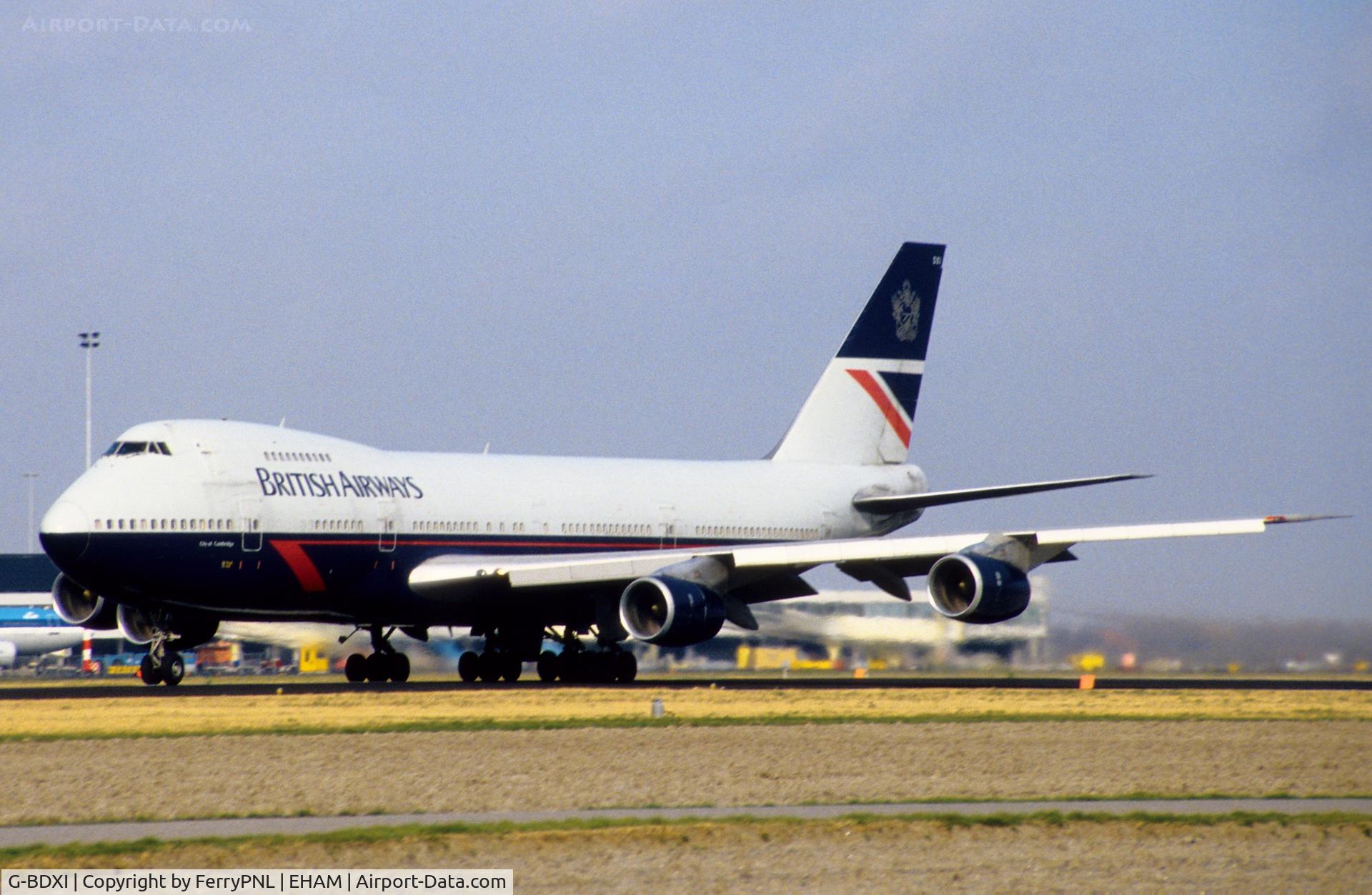 G-BDXI, 1980 Boeing 747-236B C/N 21830, Departure from AMS