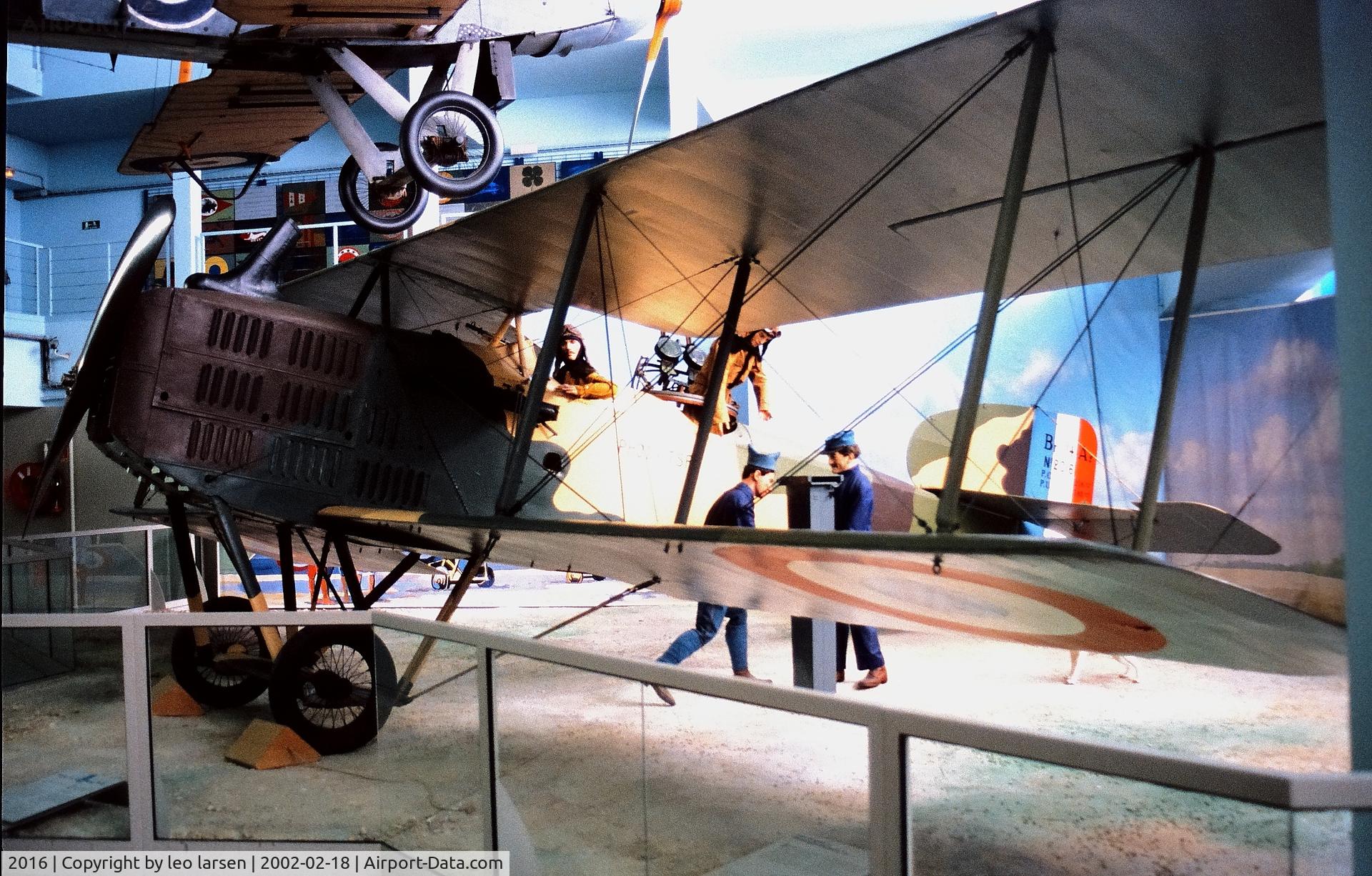 2016, Breguet 14A2 C/N 2016, Musee de l Air Paris 18.2.2002