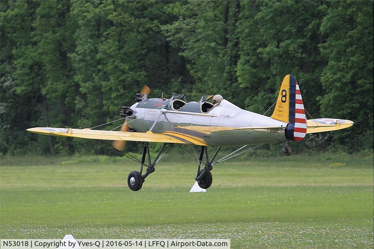 N53018, 1941 Ryan Aeronautical ST3KR C/N 1164, Ryan Aeronautical ST3KR, Take off, La Ferté-Alais Airfield (LFFQ) Air show 2016