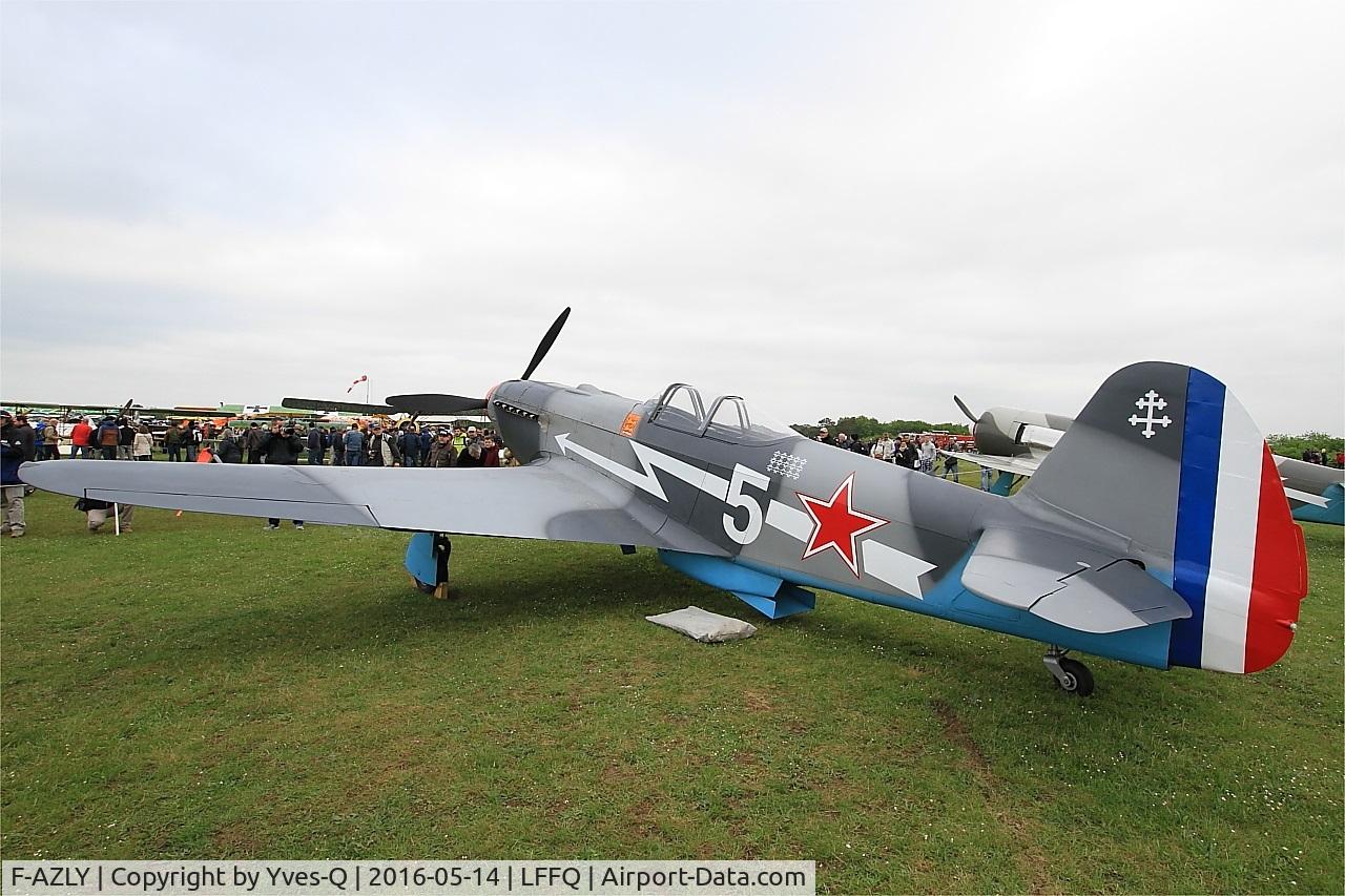 F-AZLY, Yakovlev Yak-3U C/N 172890, Yakovlev Yak-3U, Static display, La Ferté-Alais airfield (LFFQ) Air show 2016