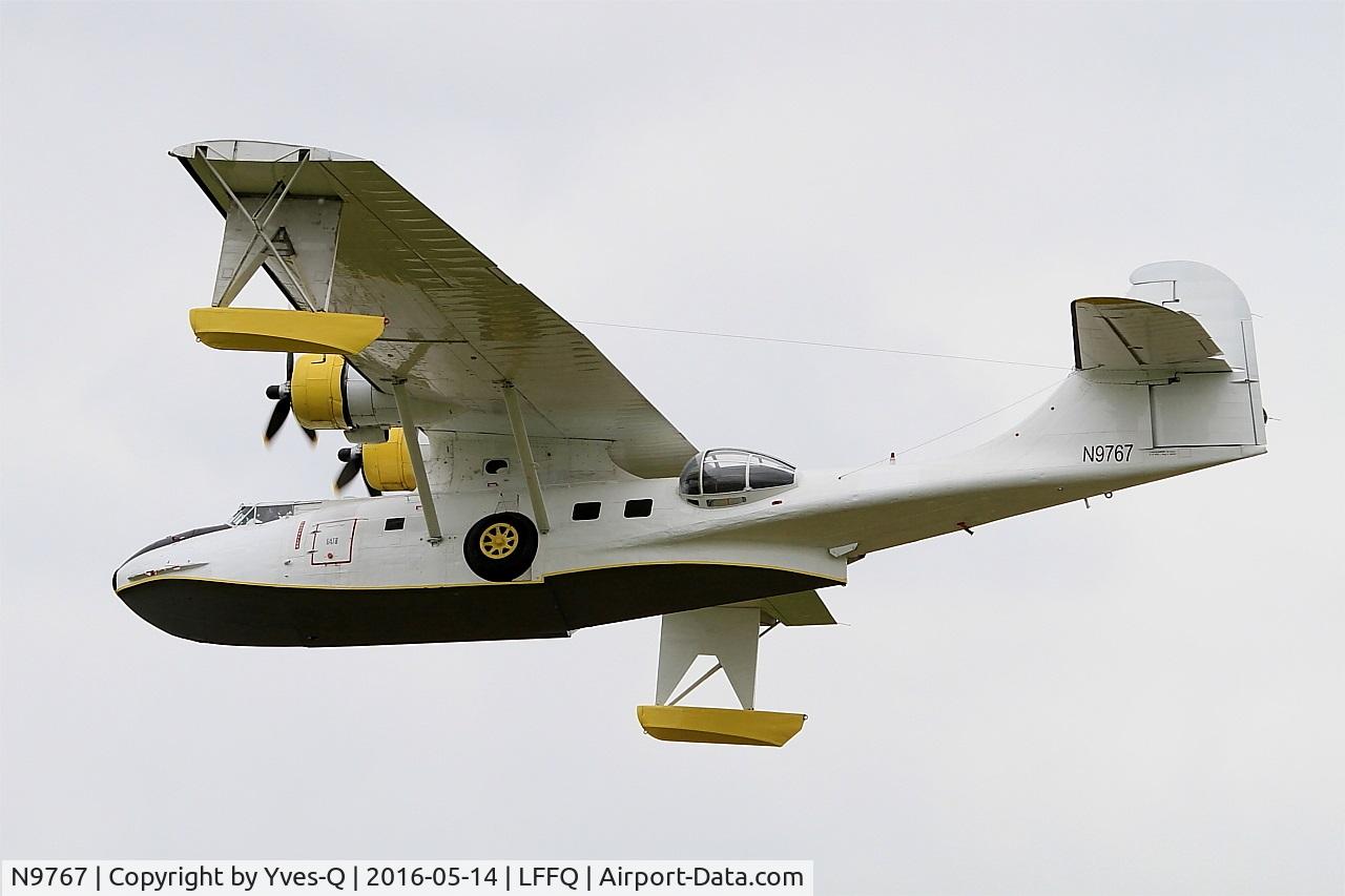 N9767, 1942 Boeing PBY-5A Catalina C/N 9767, Consolidated Vultee PBY-5A Catalina, On display, La Ferté-Alais airfield (LFFQ) Air show 2016