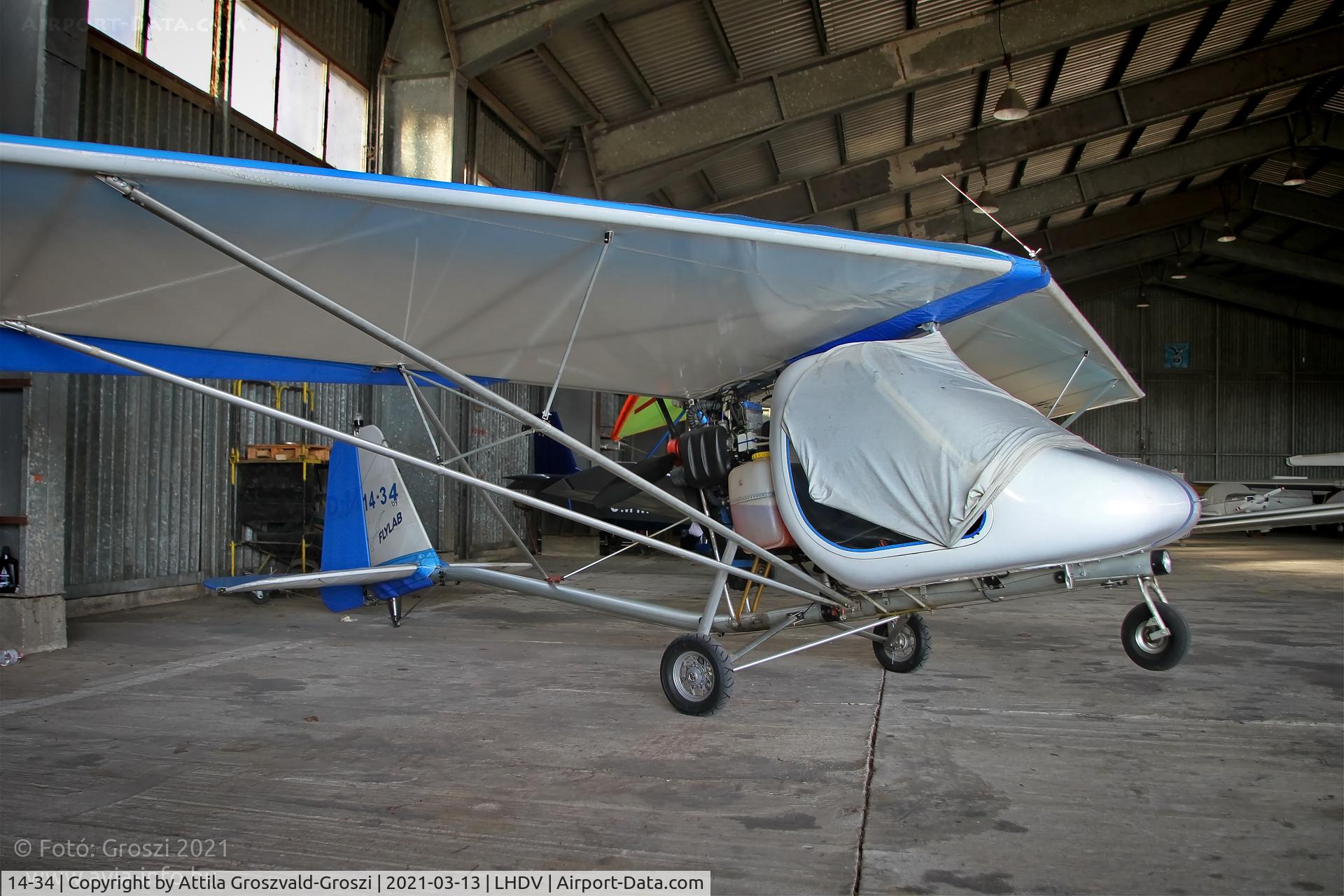 14-34, Ferrari ULM Tucano C/N 328FV, LHDV - Dunaújváros-Kisapostag Airport, Hungary