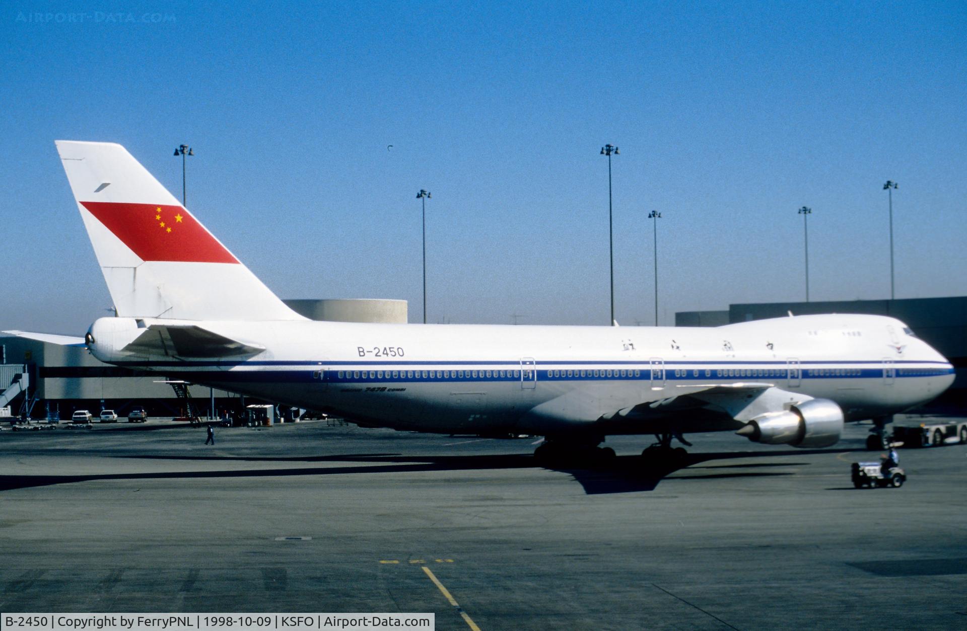 B-2450, 2000 Boeing 747-2J6B(SF) C/N 23746, CAAC B742 before it was converted into a freighter