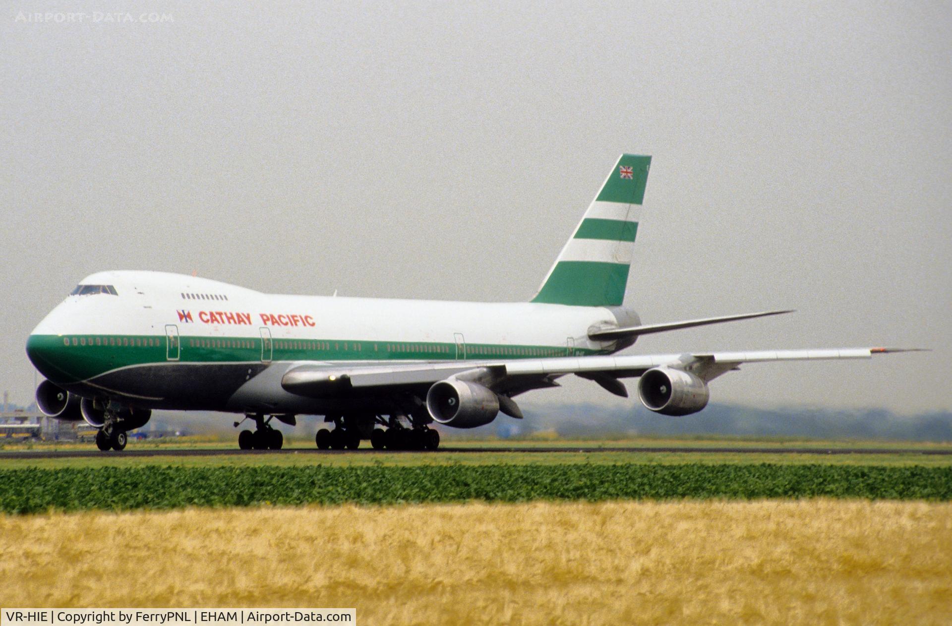 VR-HIE, 1982 Boeing 747-267B C/N 22872, Take-off run for CX B742