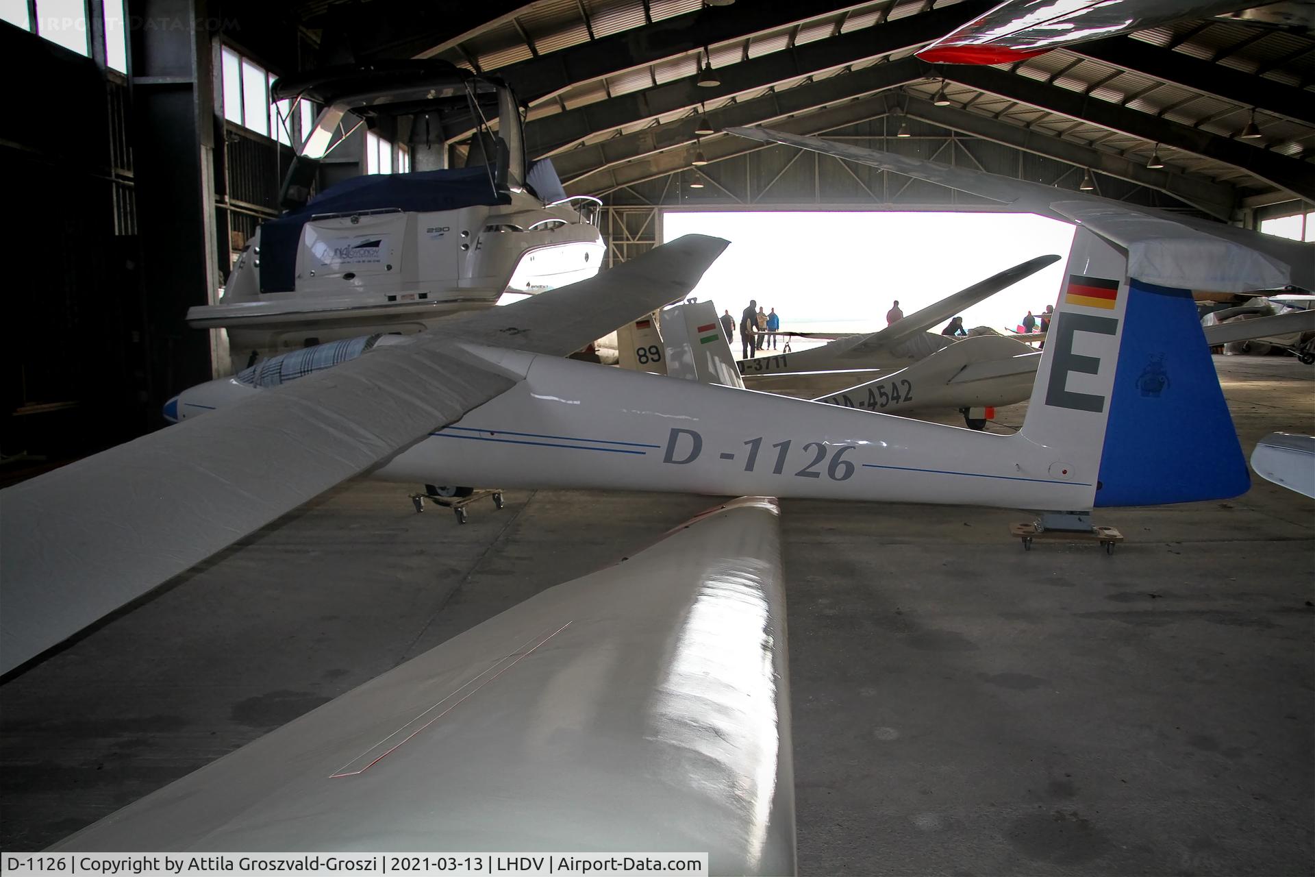 D-1126, 1974 PZL-Bielsko SZD-30 Pirat C/N B-503, LHDV - Dunaújváros-Kisapostag Airport, Hungary