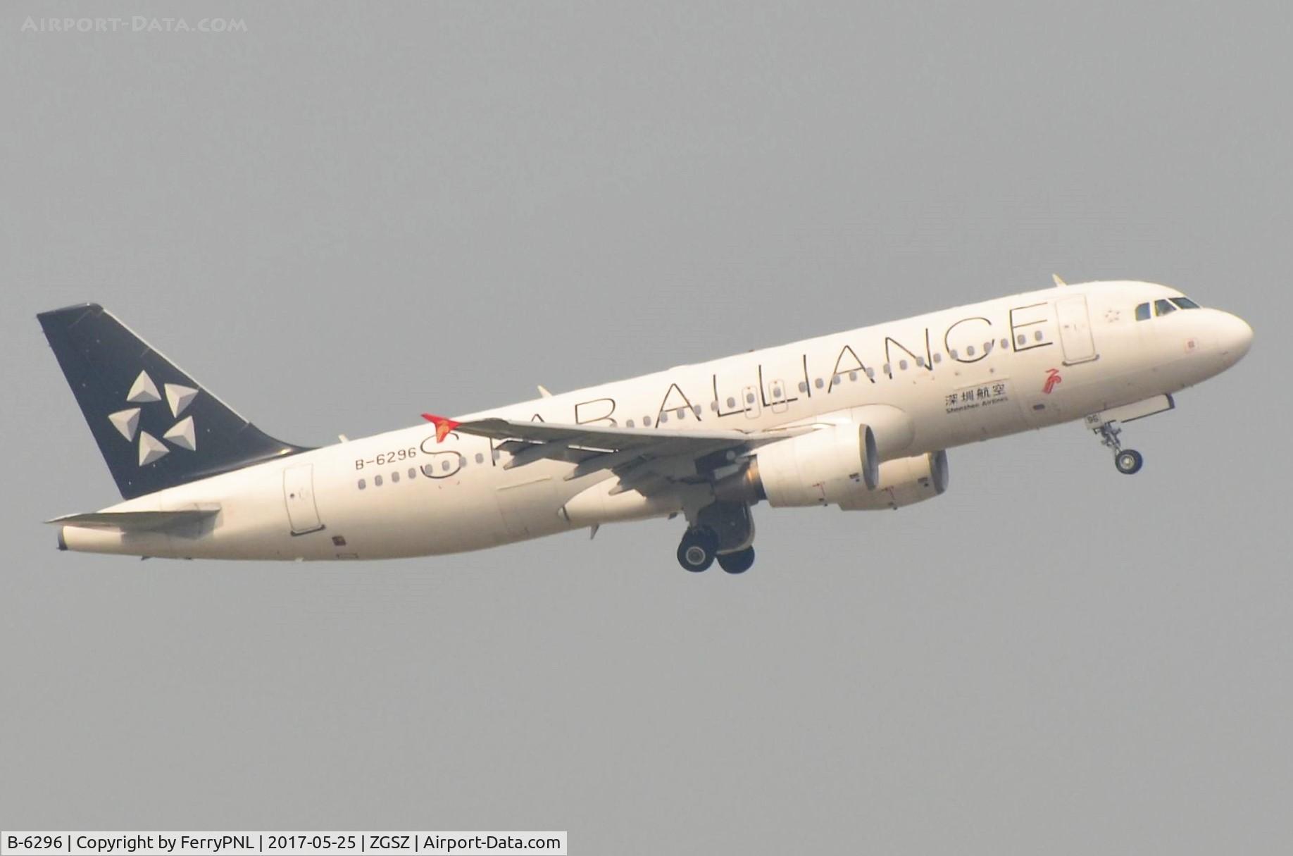 B-6296, 2006 Airbus A320-214 C/N 2973, Shenzhen A320 in Star Alliance livery
