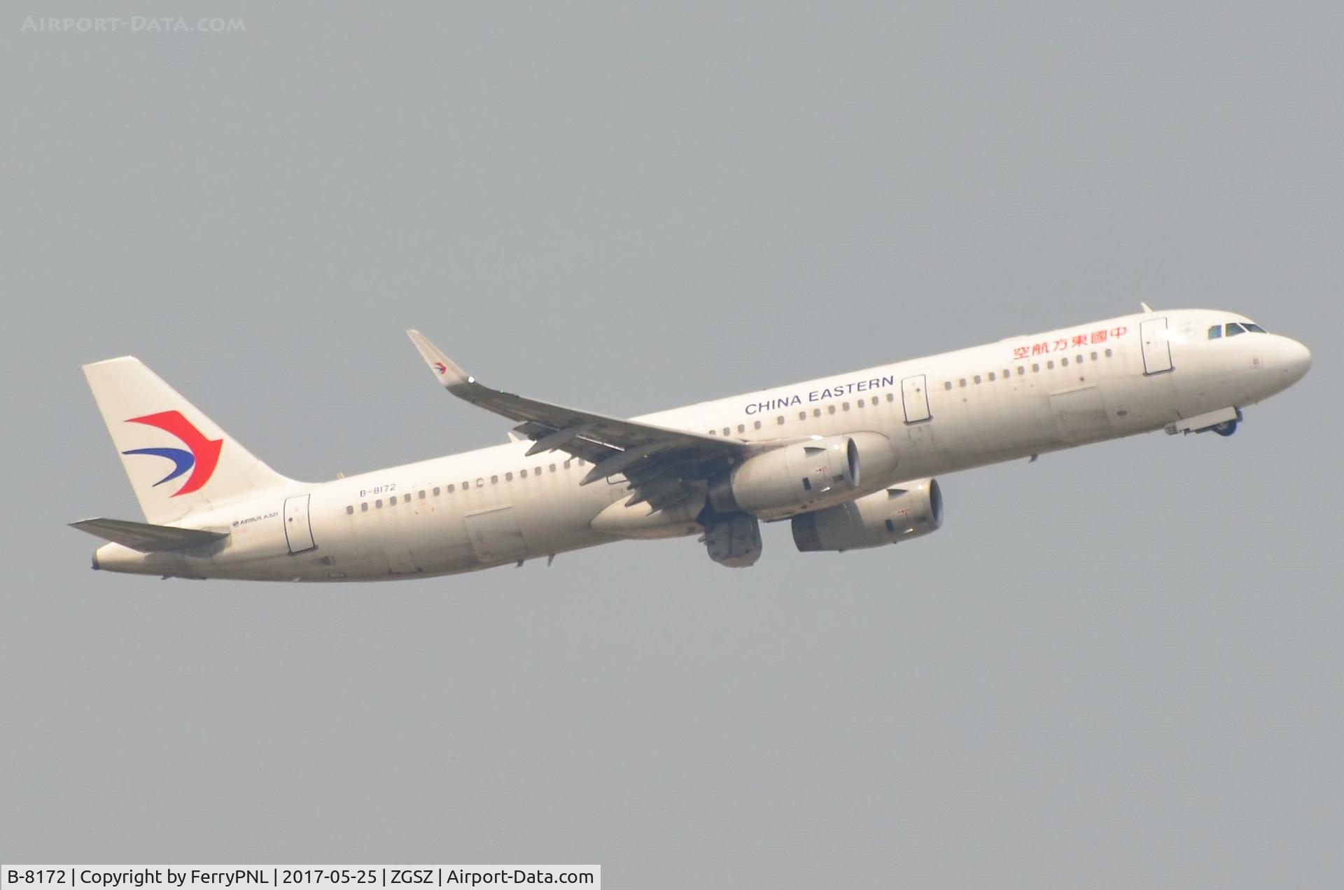 B-8172, 2015 Airbus A321-231 C/N 6915, Lift-off of MU A321