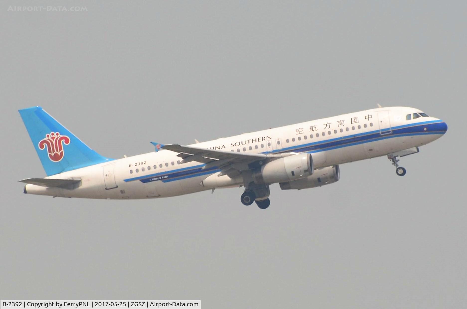 B-2392, 1999 Airbus A320-232 C/N 966, CZ A320