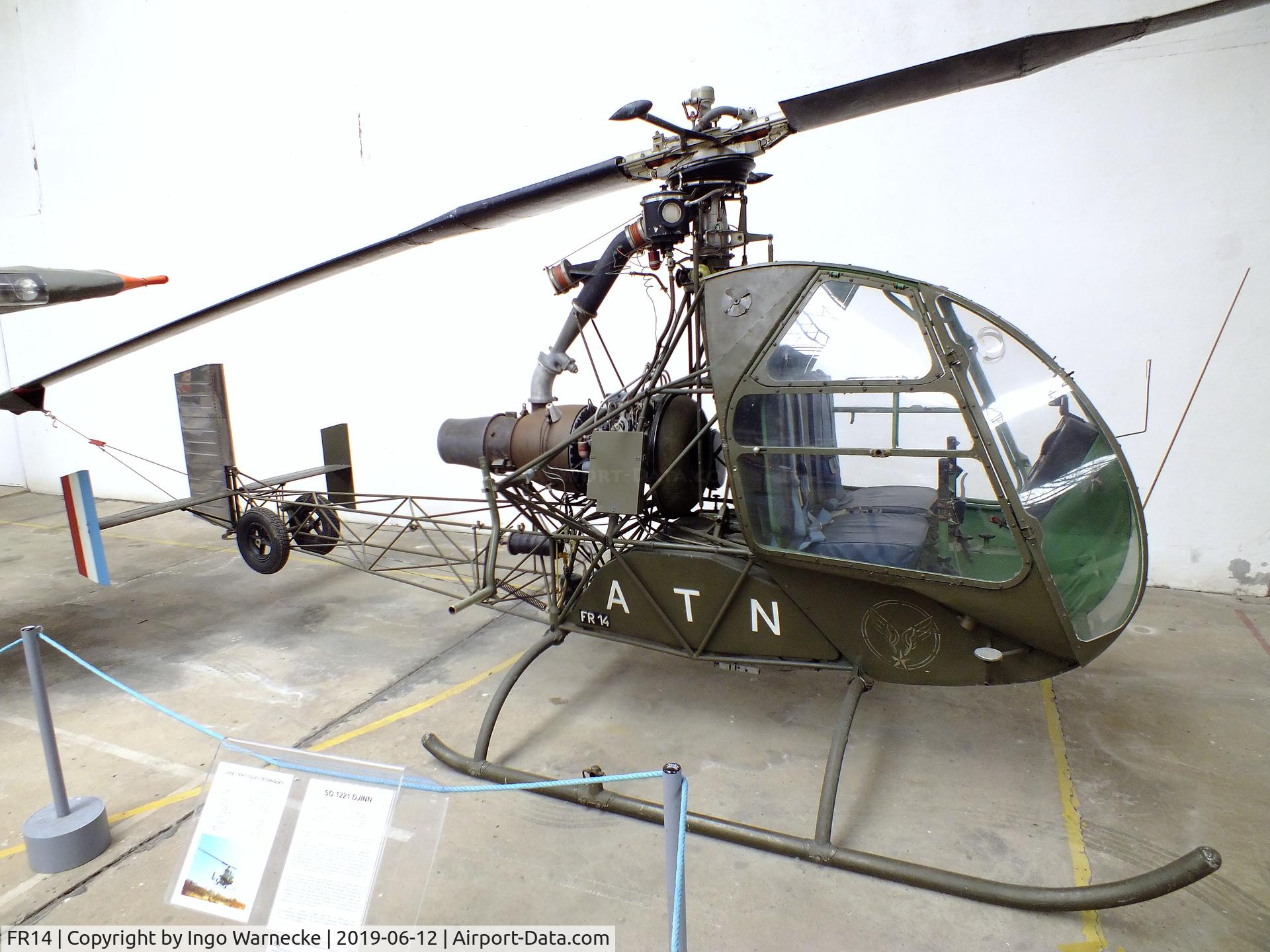 FR14, Sud-Ouest SO.1221S Djinn C/N 12/FR14, Sud-Ouest SO.1221S Djinn at the Musee de l'ALAT et de l'Helicoptere, Dax