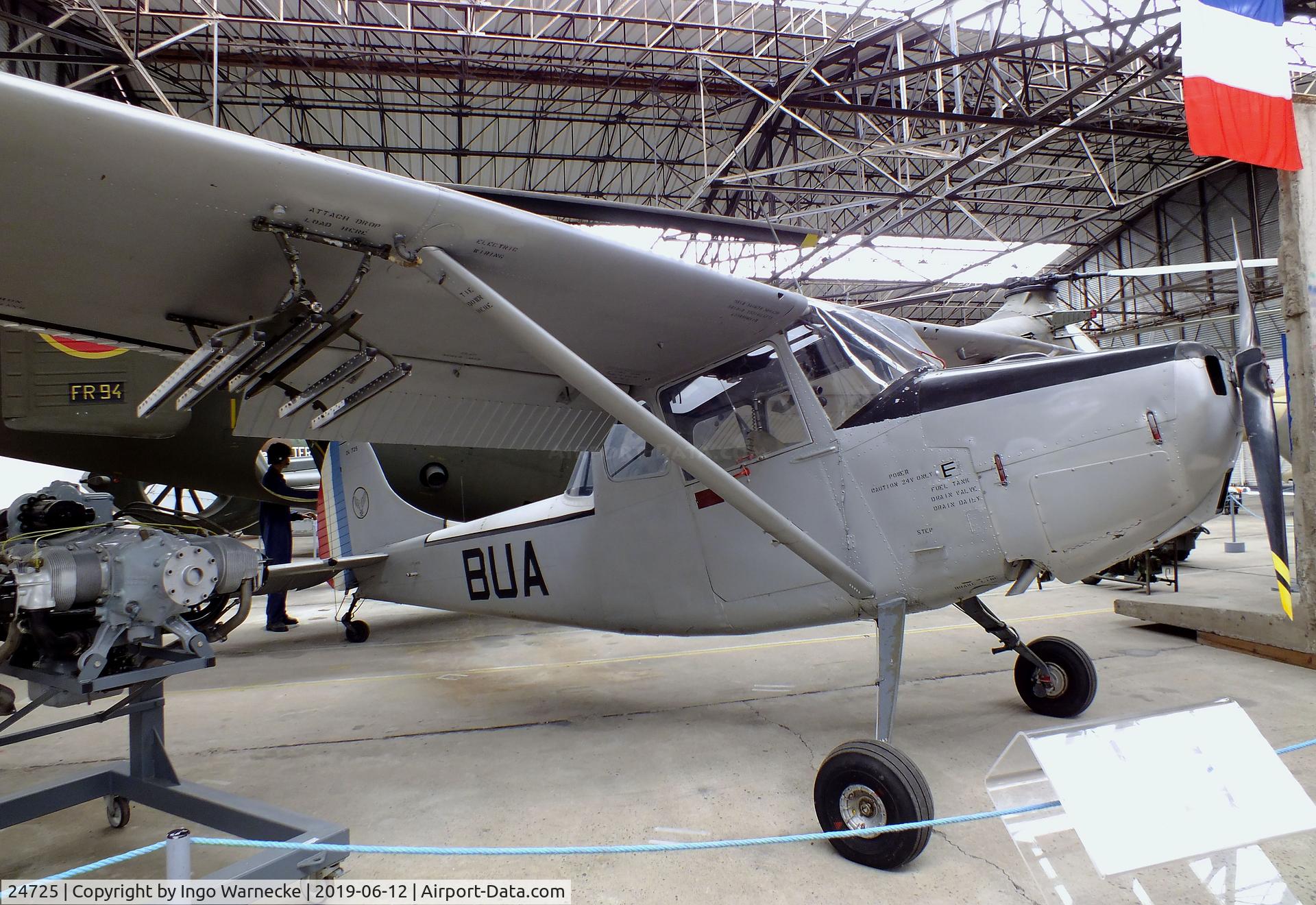 24725, Cessna L-19E Bird Dog C/N 24725, Cessna L-19E (O-1E) Bird Dog at the Musee de l'ALAT et de l'Helicoptere, Dax