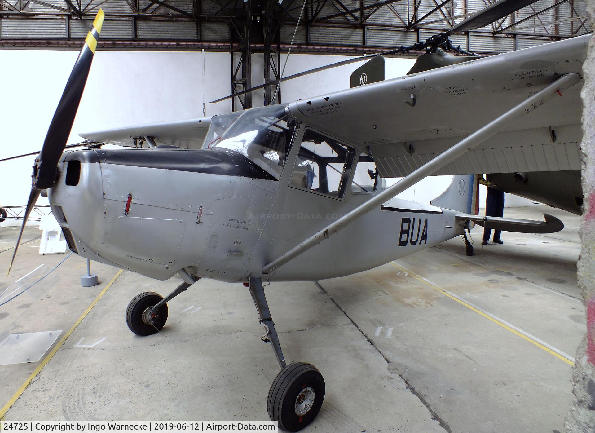 24725, Cessna L-19E Bird Dog C/N 24725, Cessna L-19E (O-1E) Bird Dog at the Musee de l'ALAT et de l'Helicoptere, Dax