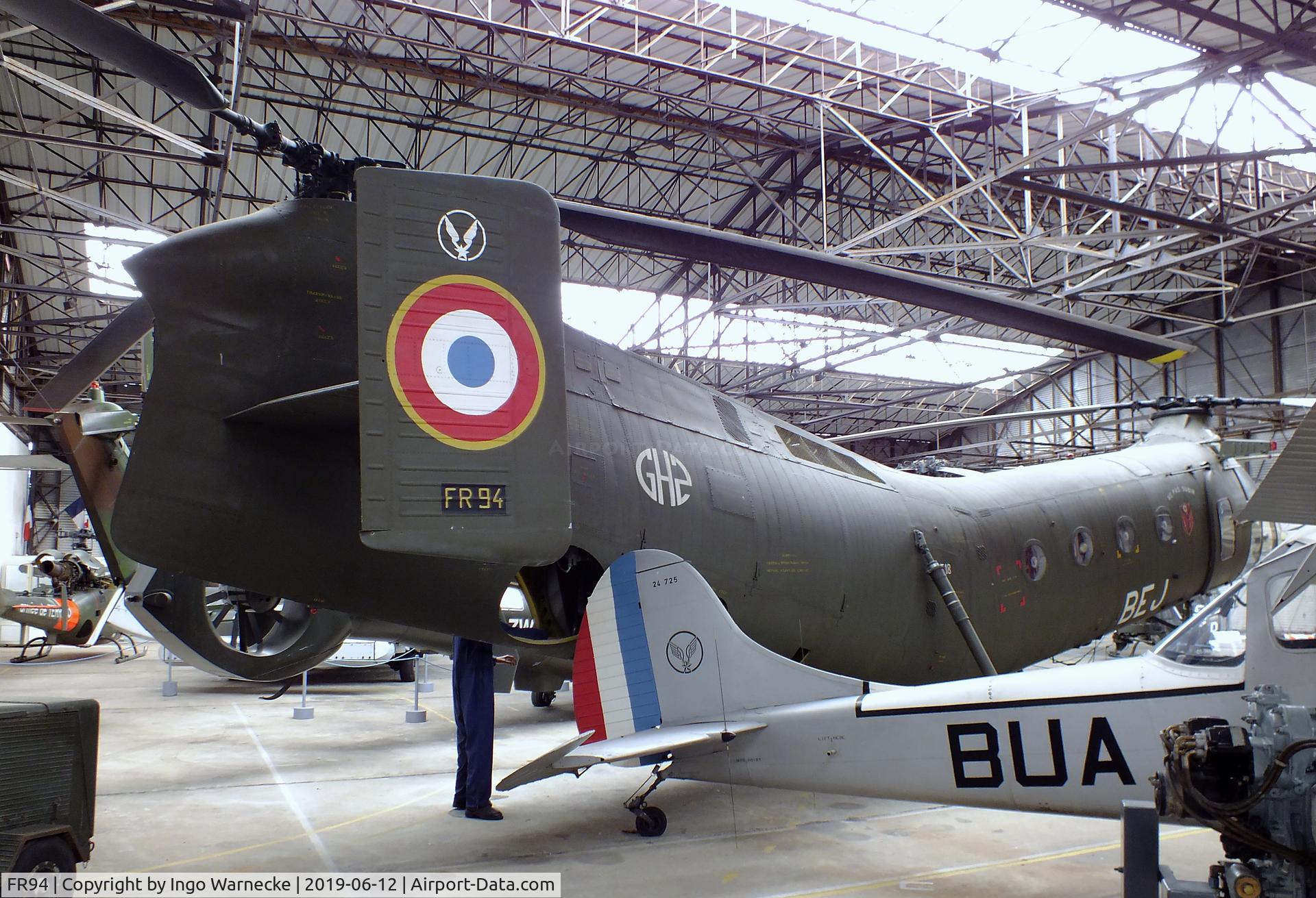 FR94, Piasecki H-21C Workhorse C/N FR94, Piasecki H-21C Workhorse/Shawnee at the Musee de l'ALAT et de l'Helicoptere, Dax