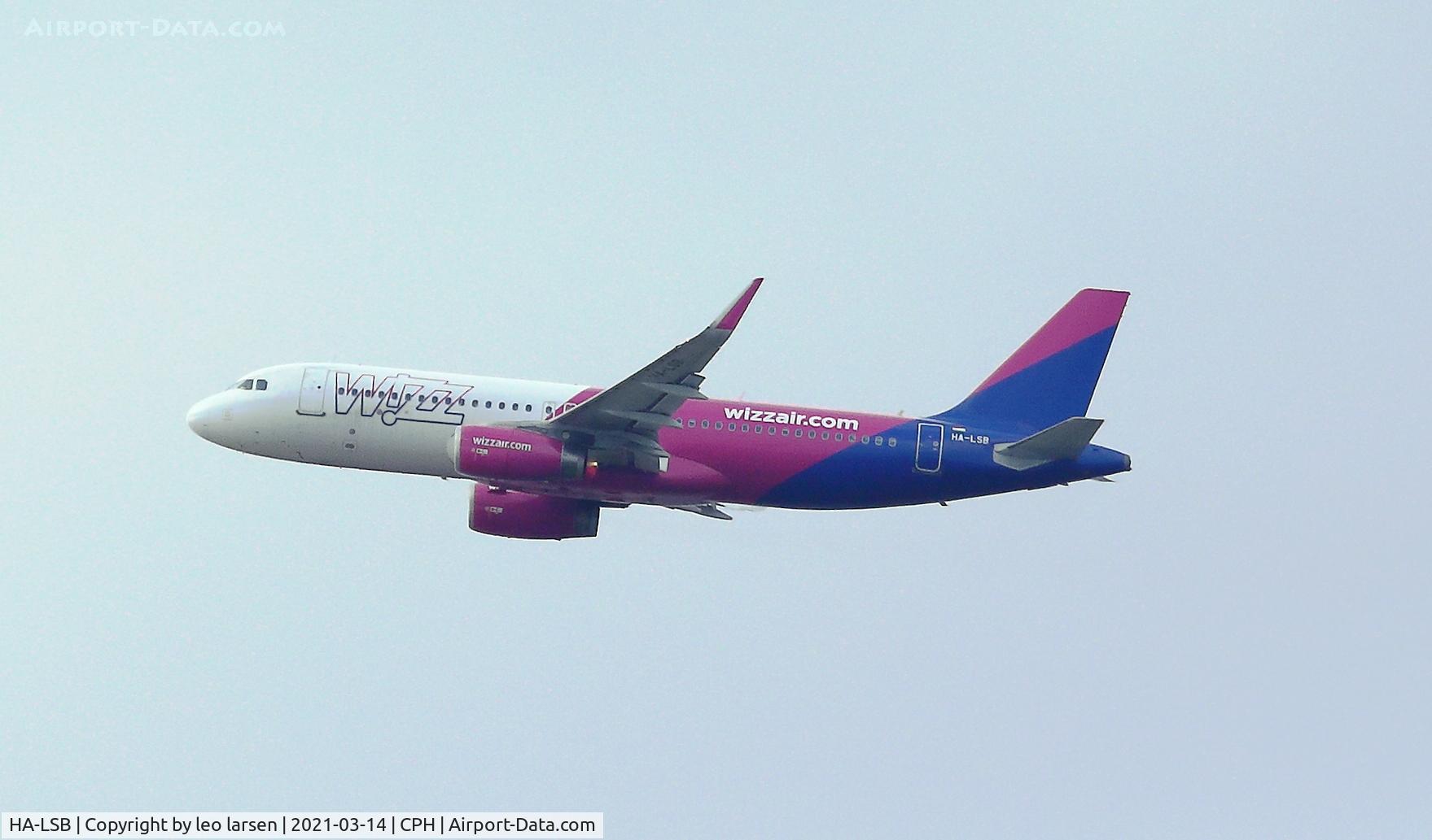 HA-LSB, 2018 Airbus A320-232 C/N 8097, Copenhagen 14.3.2021