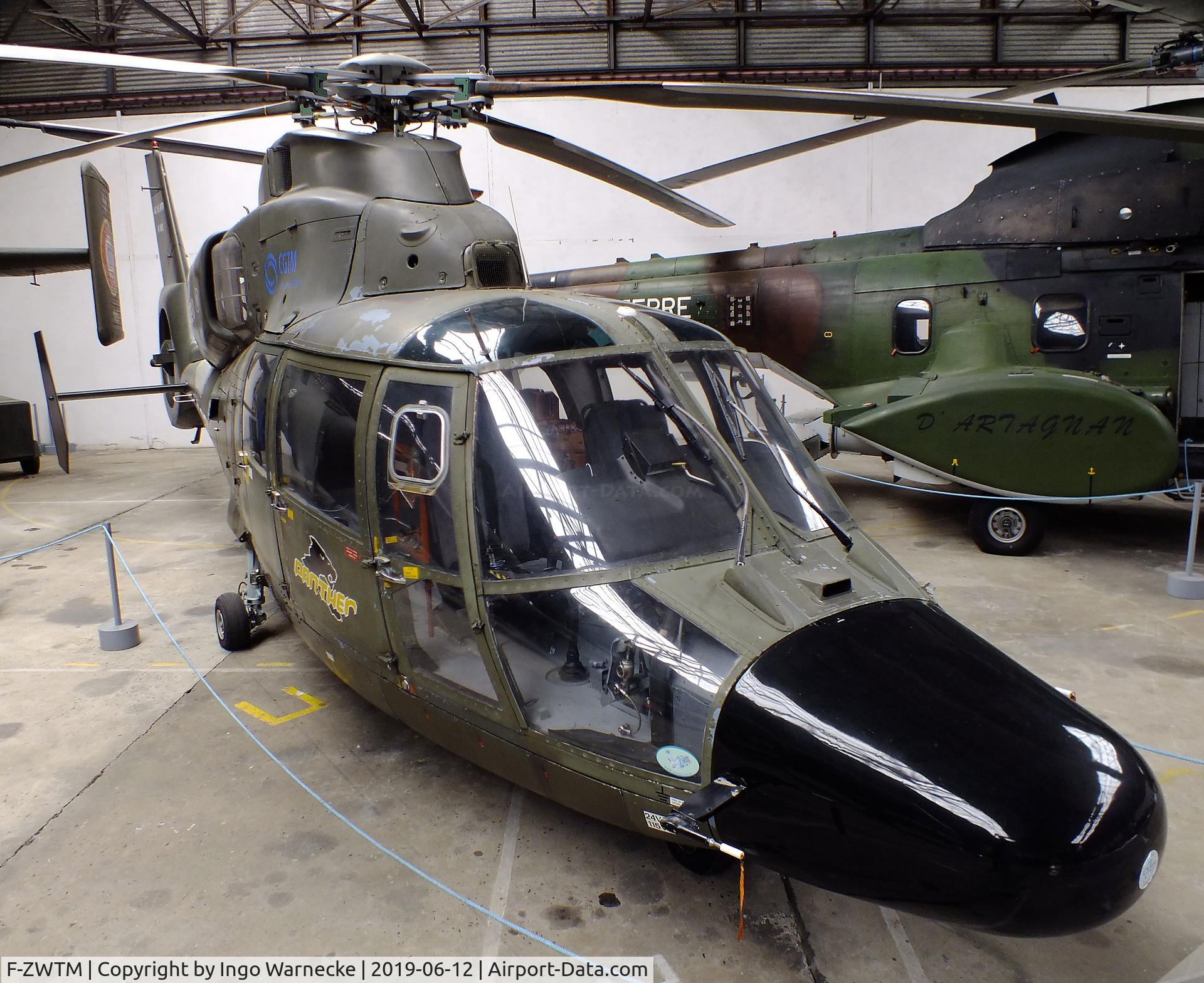 F-ZWTM, Aérospatiale AS-365MTR C/N 6005, Aerospatiale AS.365MTR Panther at the Musee de l'ALAT et de l'Helicoptere, Dax
