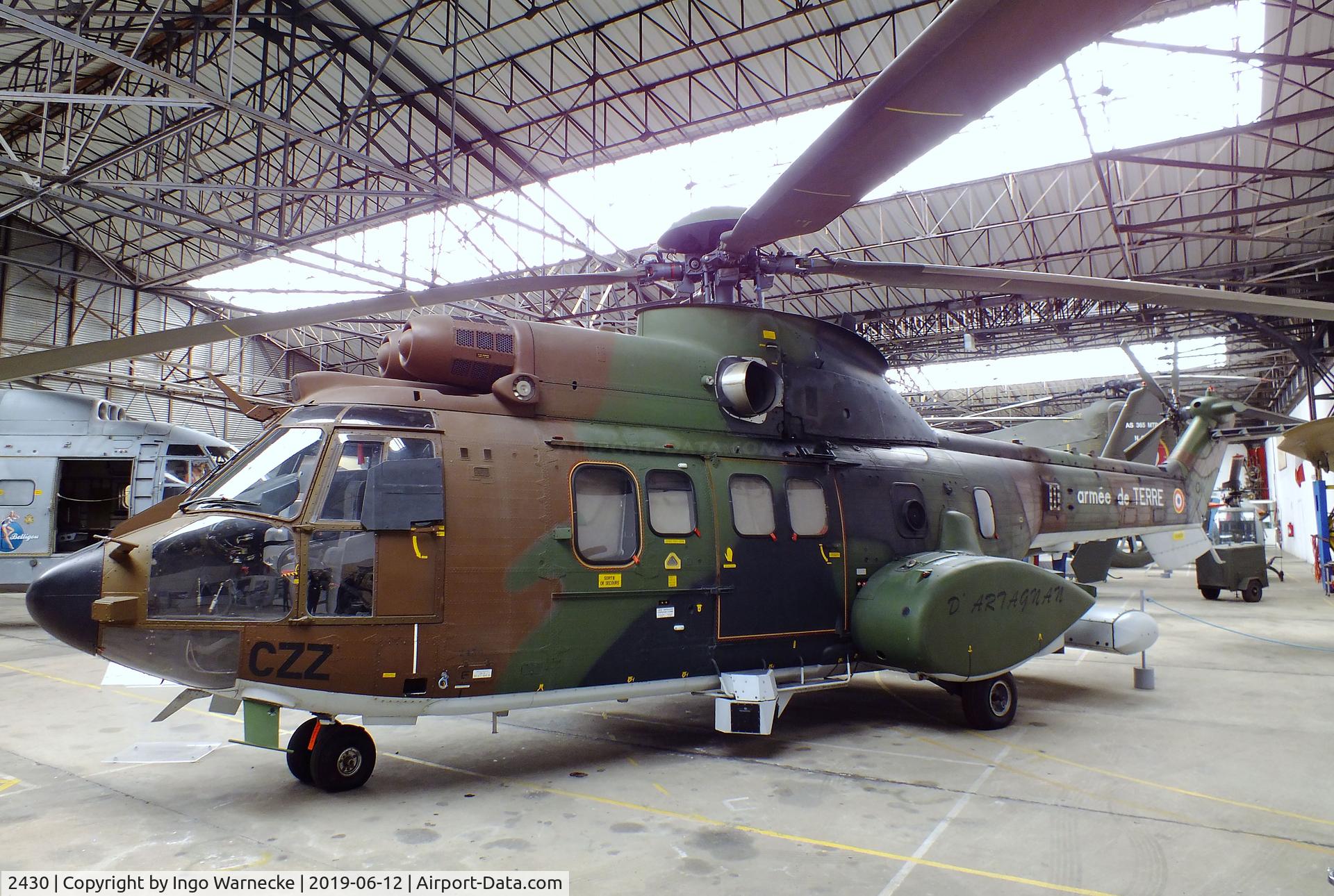 2430, Aérospatiale AS-532UL Cougar Horizon C/N 2430, Aerospatiale AS.532UL Cougar Horizon at the Musee de l'ALAT et de l'Helicoptere, Dax