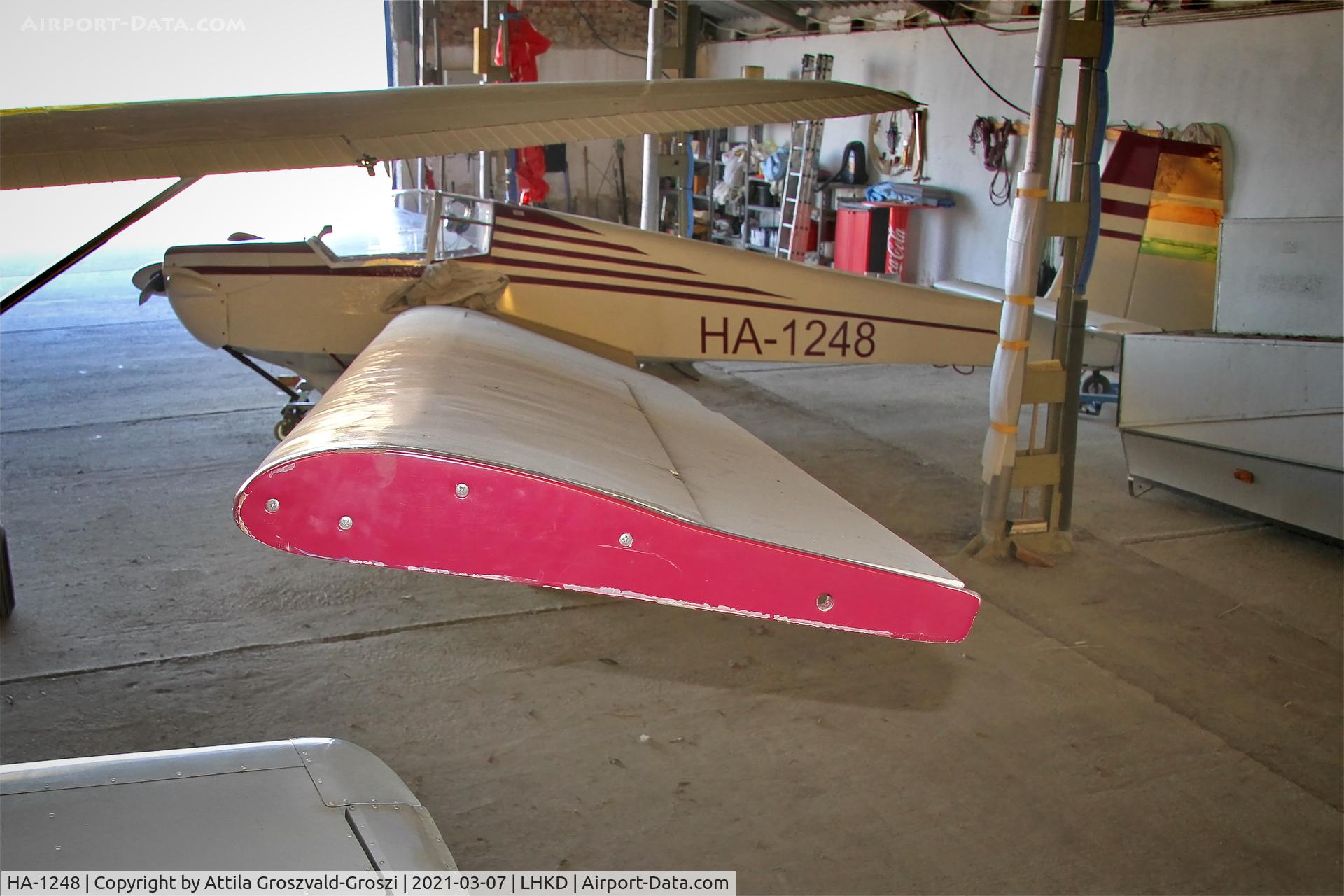 HA-1248, 1979 Scheibe SF-25C Falke C/N 4223, LHKD - Kecskéd Airport, Hungary