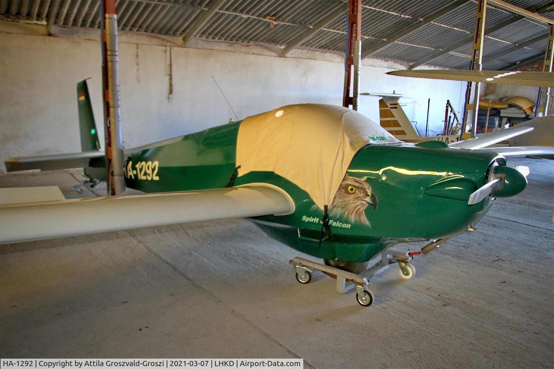 HA-1292, Scheibe SF-25B Falke C/N 46216, LHKD - Kecskéd Airport, Hungary