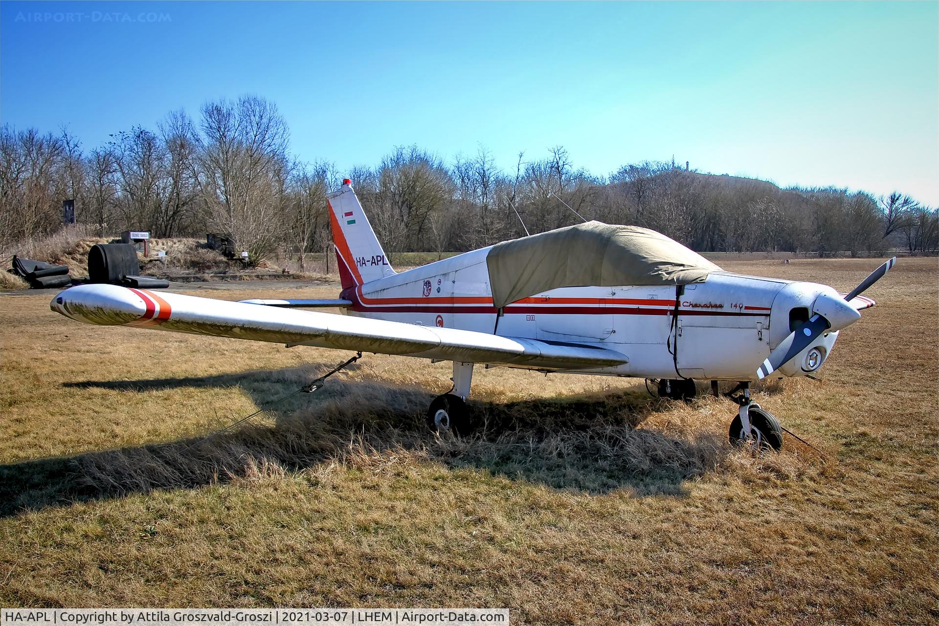 HA-APL, 1969 Piper PA-28-140 Cherokee Cruiser C/N 28-25362, LHEM - Esztergom Airport, Hungary