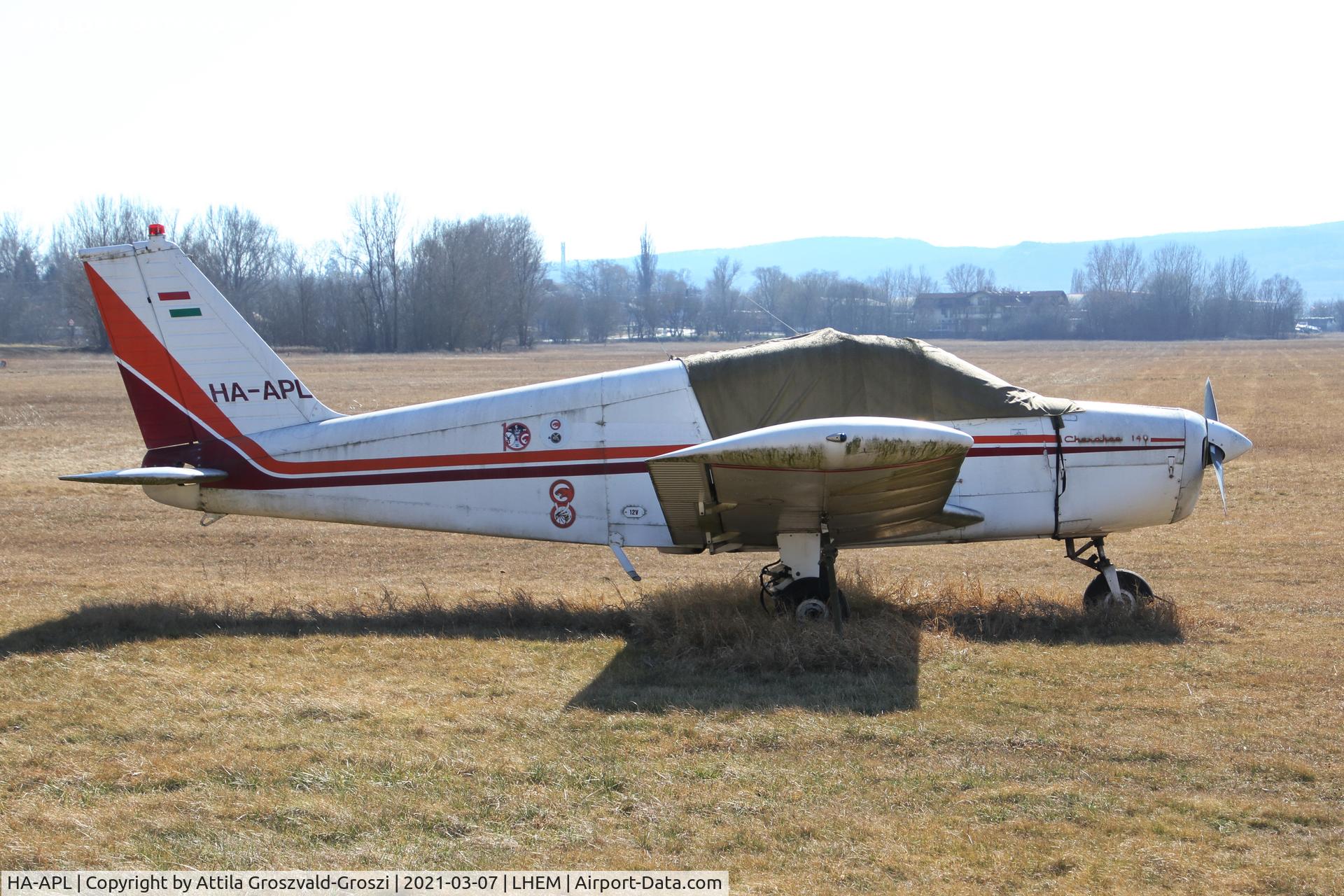 HA-APL, 1969 Piper PA-28-140 Cherokee Cruiser C/N 28-25362, LHEM - Esztergom Airport, Hungary