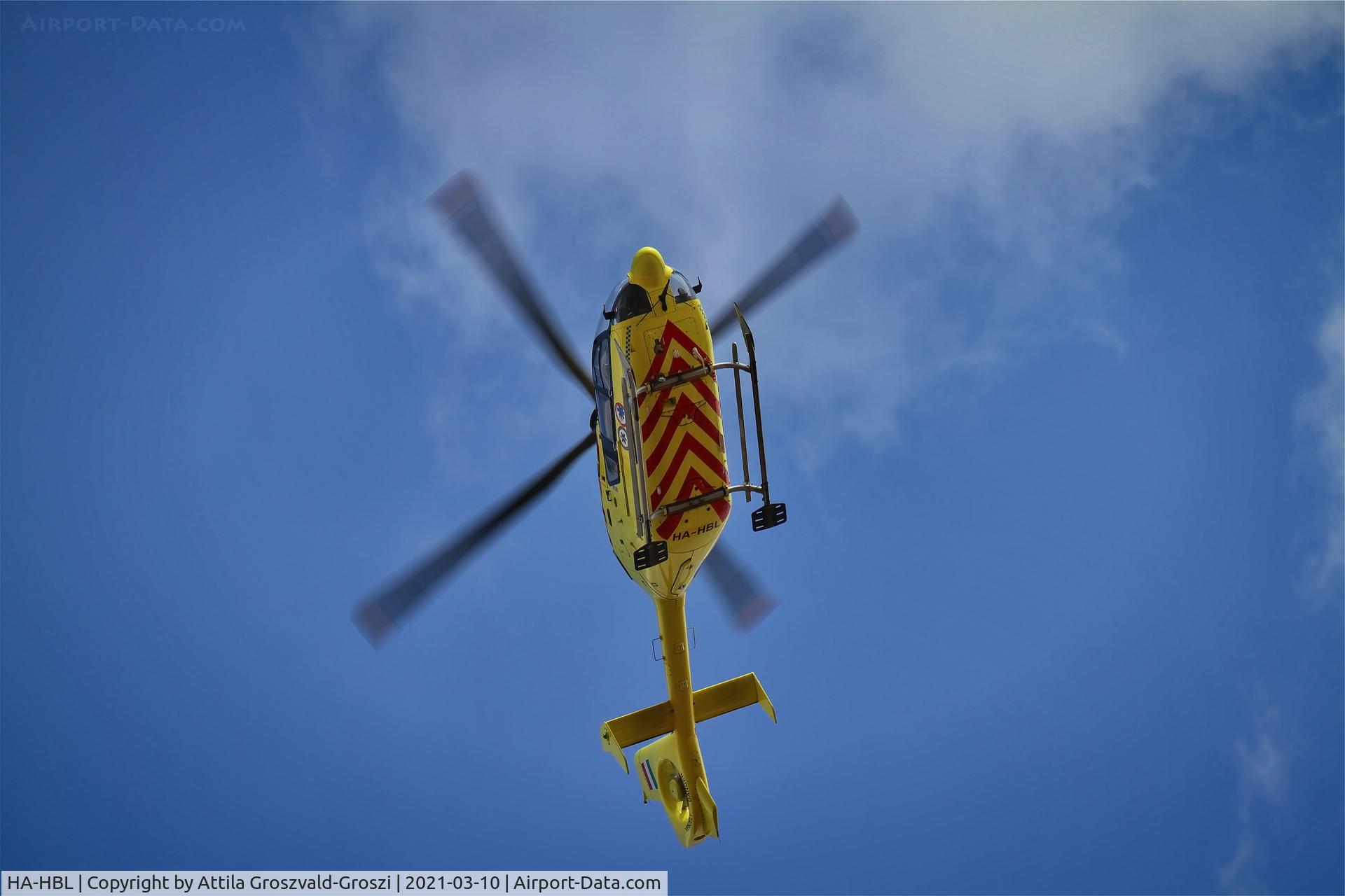 HA-HBL, Eurocopter EC-135P-2+ C/N 0399, Szentkirályszabadja arrived in the village with a patient, but only found a suitable landing place in the cemetery