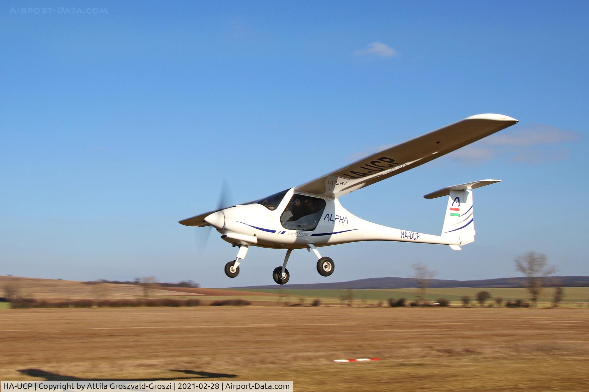 HA-UCP, 2015 Pipistrel Alpha Trainer C/N 728 AT 912, Tótvázsony Airport - Kövesgyürpuszta, Hungary