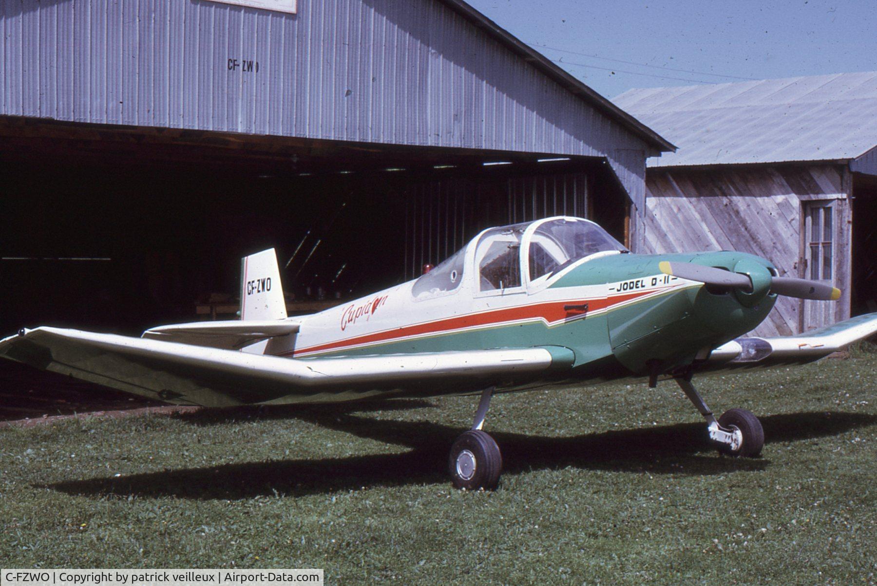 C-FZWO, 1971 Jodel D-11 C/N 1176-6-12c, c-fzwo cupidon