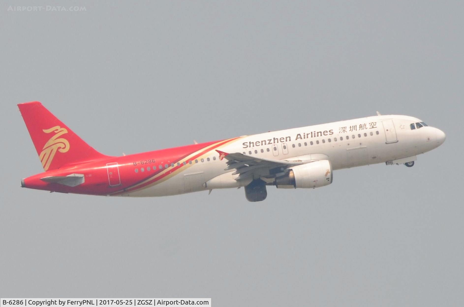 B-6286, 2006 Airbus A320-214 C/N 2909, Shenzhen A320