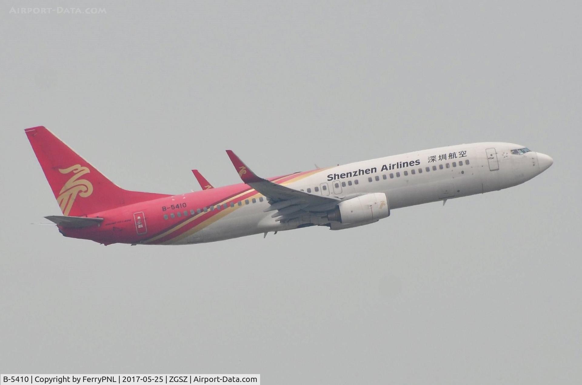 B-5410, 2008 Boeing 737-8AL C/N 35088, Shenzhen B738 in faded livery