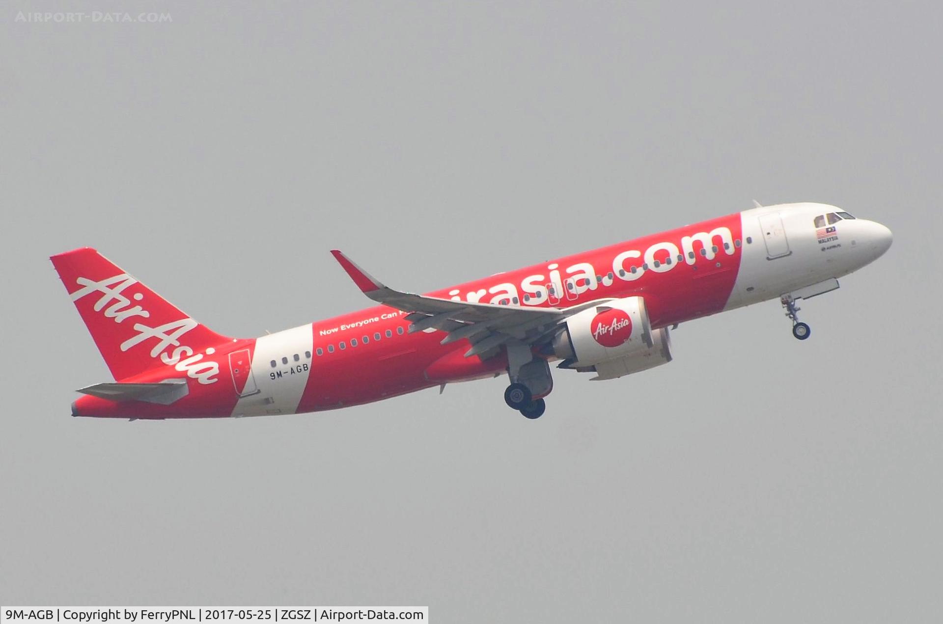 9M-AGB, 2016 Airbus A320-251N C/N 7309, Departure of AirAsia A320N