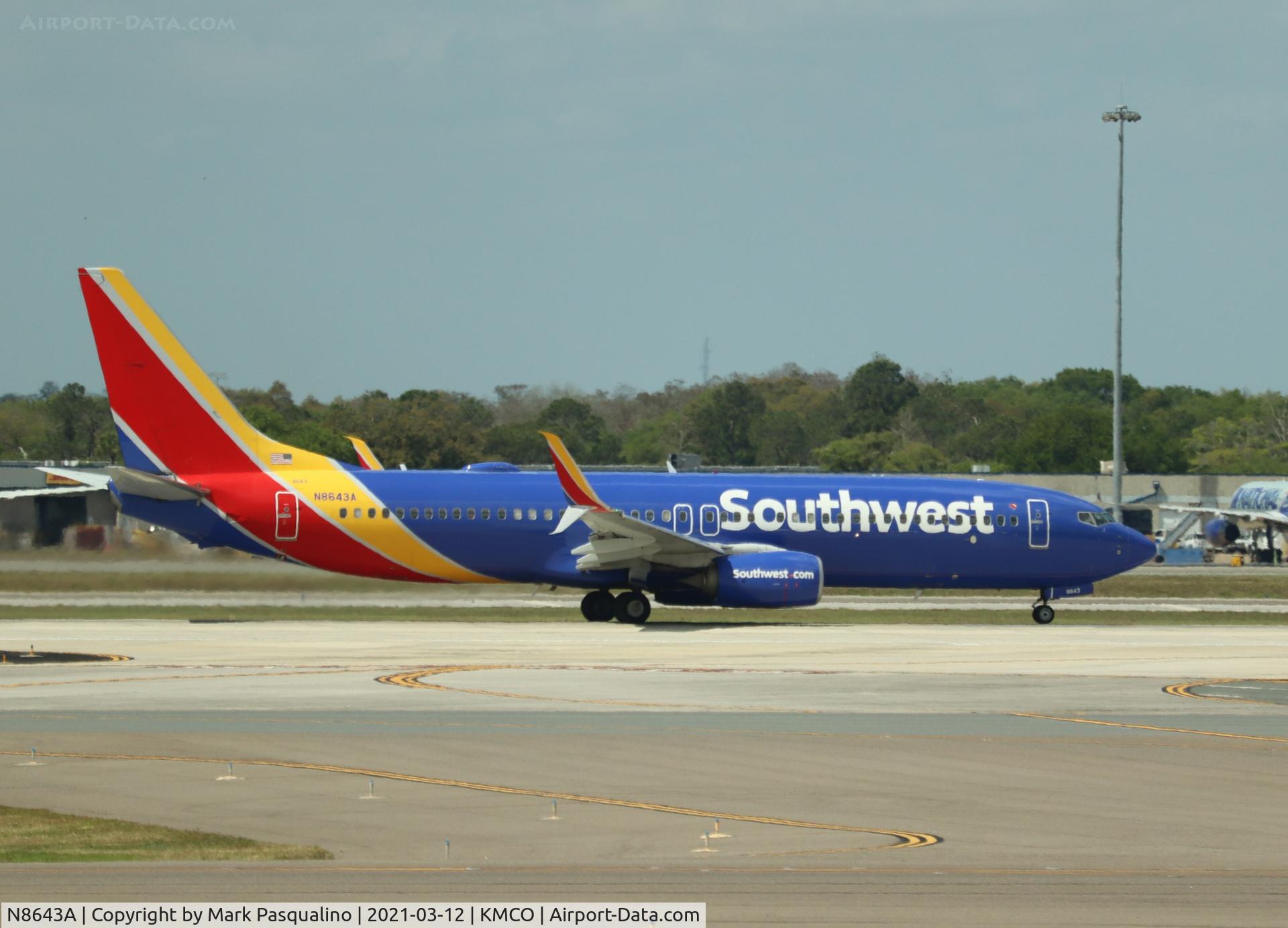 N8643A, 2014 Boeing 737-8H4 C/N 42524, Boeing 737-8H4