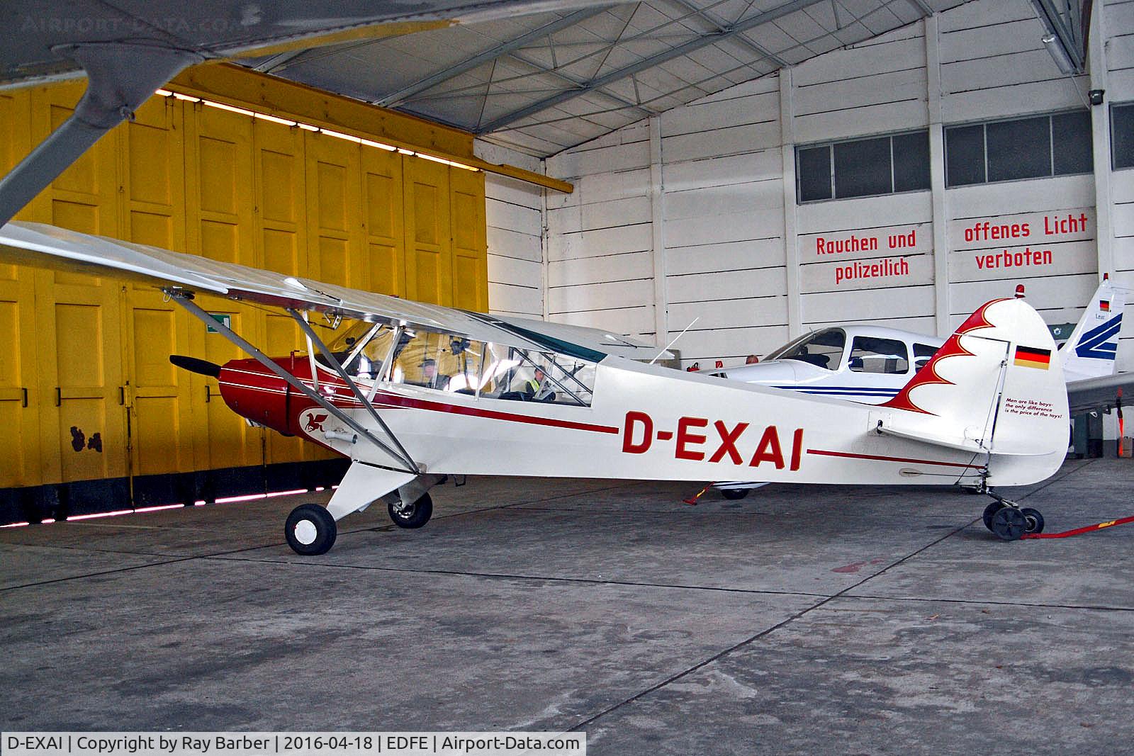 D-EXAI, 1953 Piper PA-18-95 Super Cub Super Cub C/N 18-3184, D-EXAI   Piper PA-18-95 Super Cub [18-3184] Egelsbach~D 18/04/2016