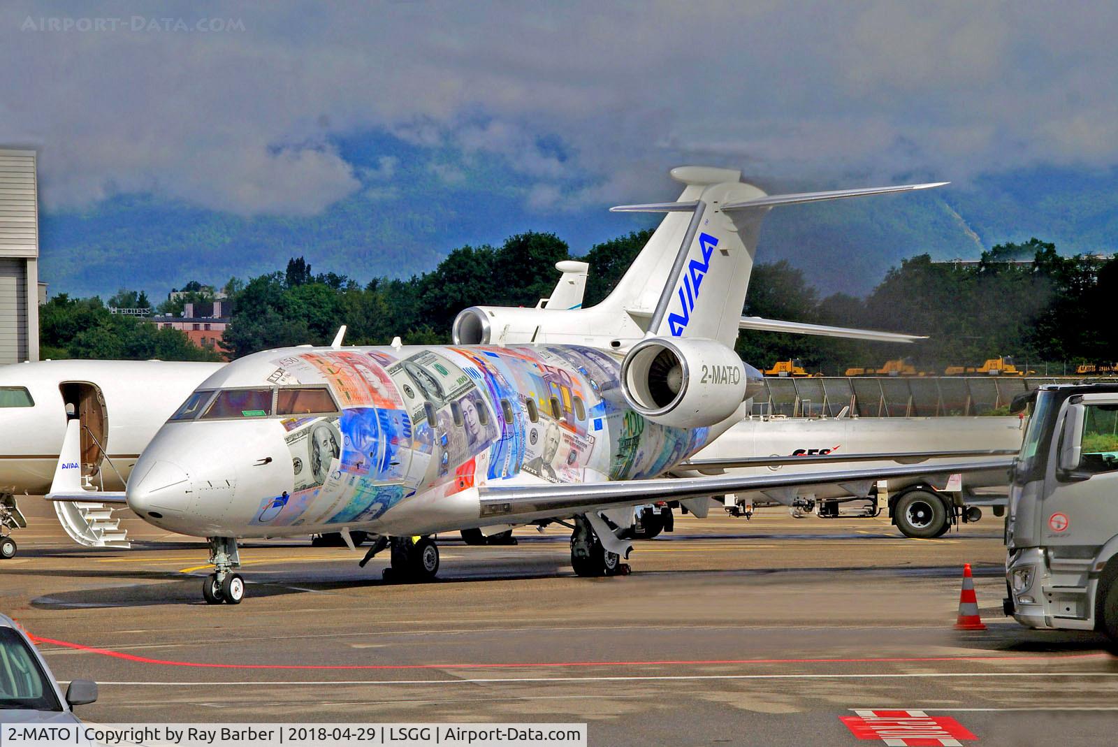 2-MATO, 1992 Bombardier Challenger 601-3A (CL-600-2B16) C/N 5114, 2-MATO   Canadair 601-3A Challenger 601-3A [5114] (Volare Aviation Ltd) Geneva Int'l (Cointrin)~HB 29/04/2018