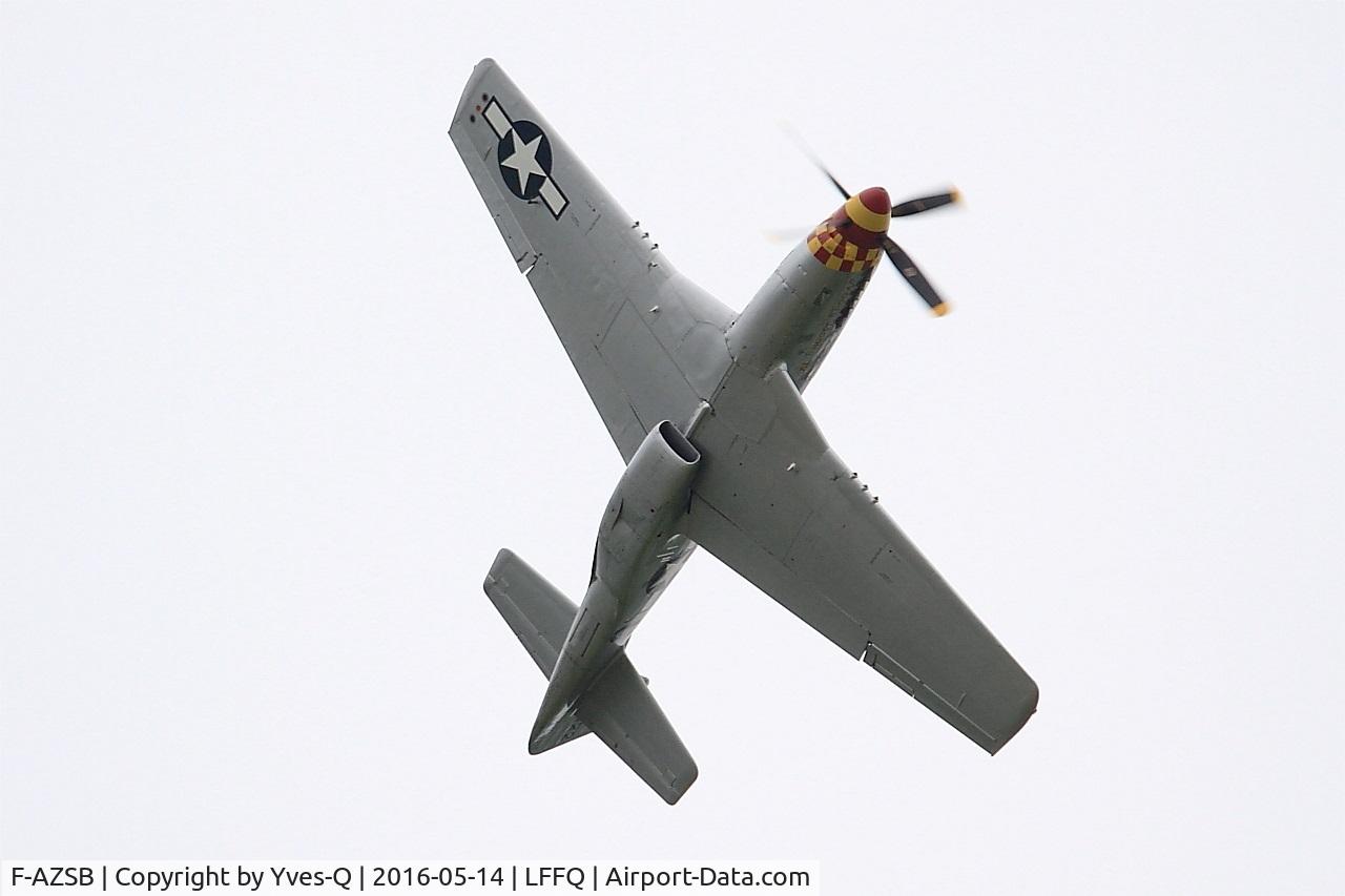 F-AZSB, 1944 North American P-51D Mustang C/N 122-40967, North American P-51D Mustang, On display, La Ferté-Alais (LFFQ) Air show 2016