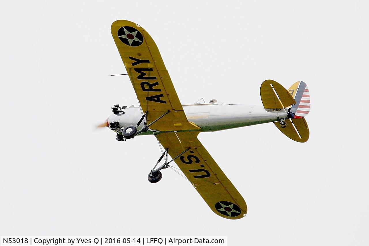 N53018, 1941 Ryan Aeronautical ST3KR C/N 1164, Ryan Aeronautical ST3KR, On display, La Ferté-Alais airfield (LFFQ) Airshow 2016