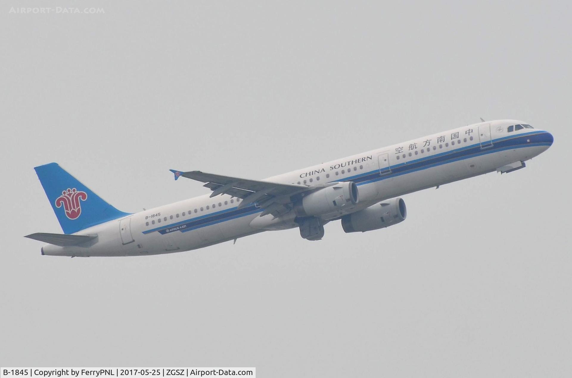 B-1845, 2014 Airbus A321-231 C/N 6205, China Southern A321
