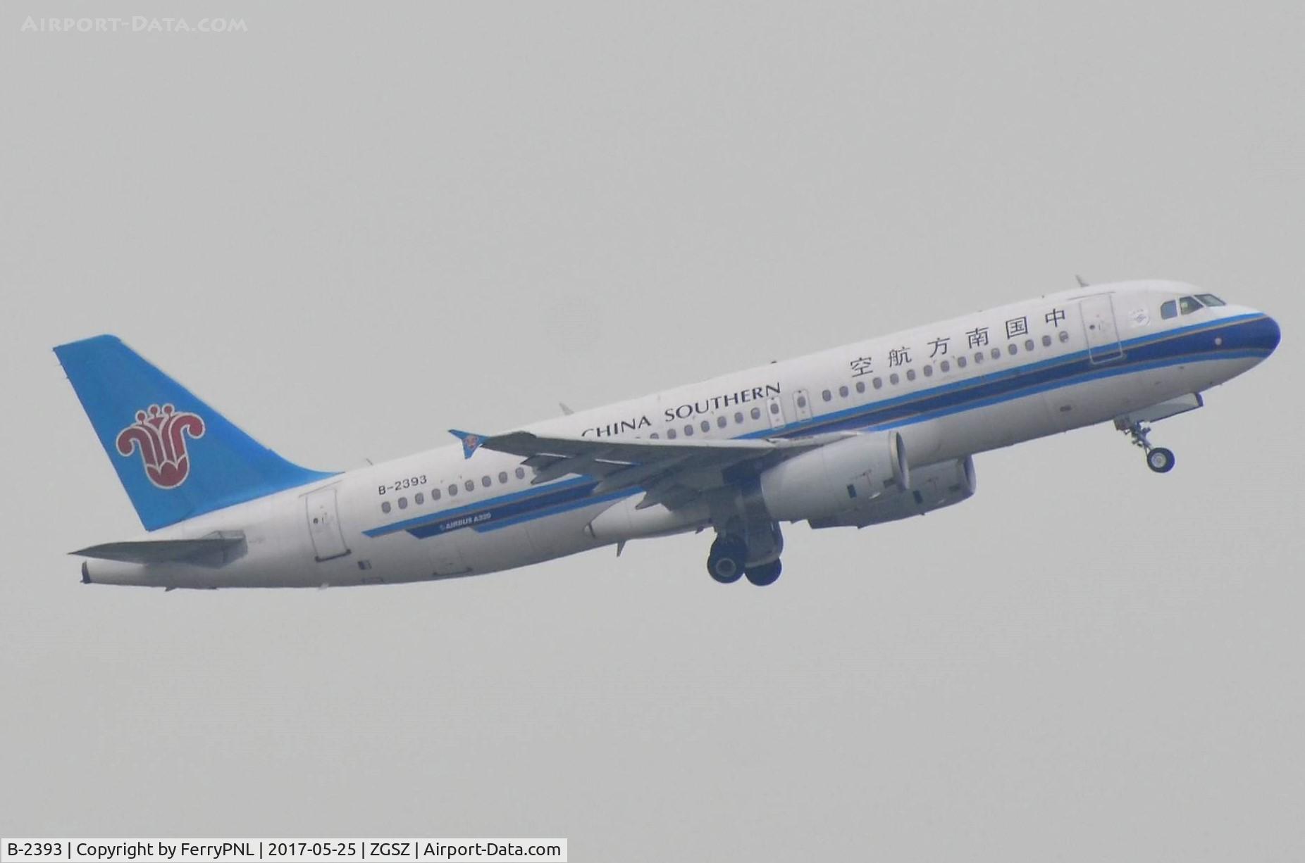B-2393, 1999 Airbus A320-232 C/N 1035, China Southern A320