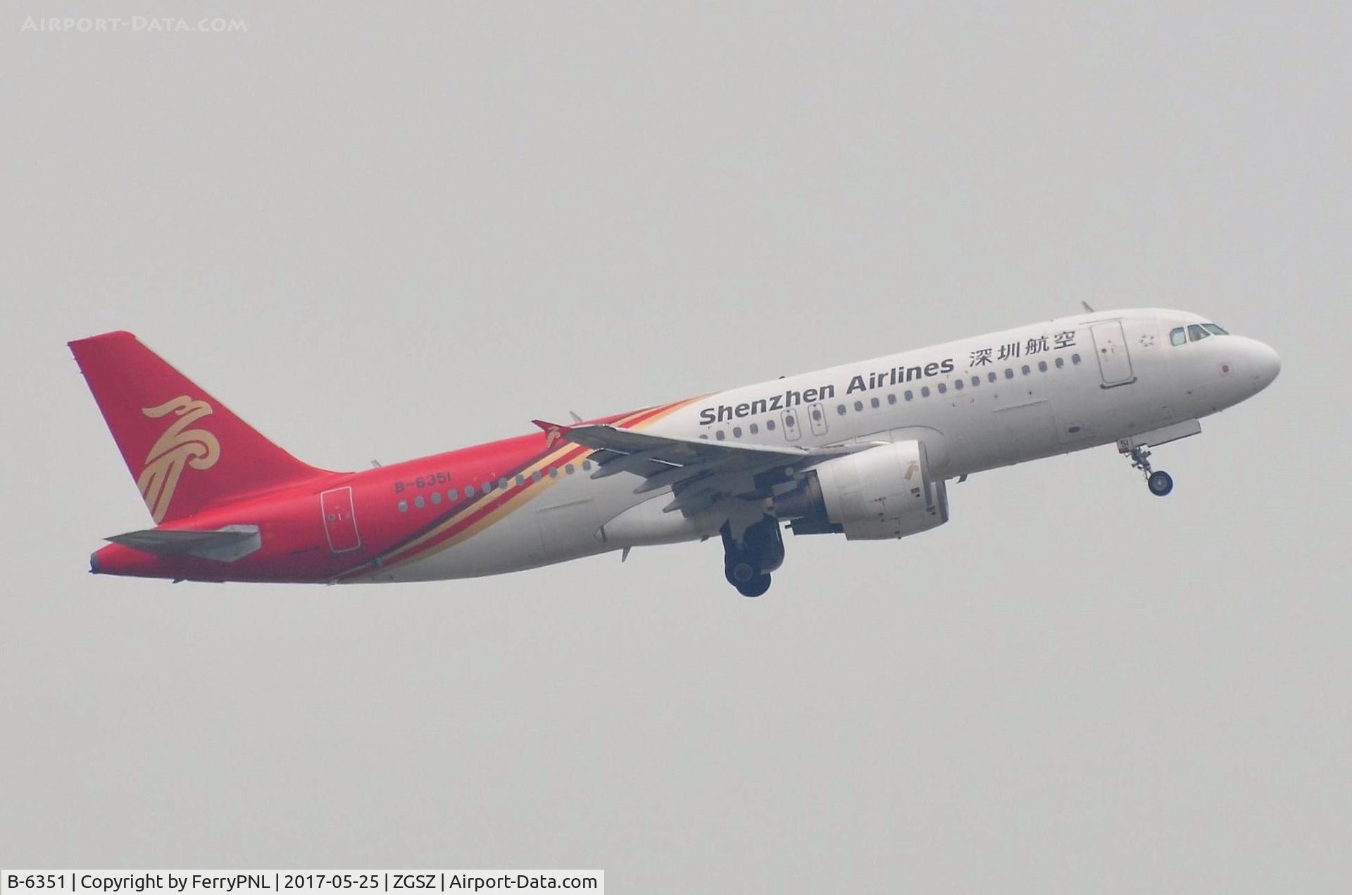 B-6351, 2007 Airbus A320-214 C/N 3366, Shenzhen A320