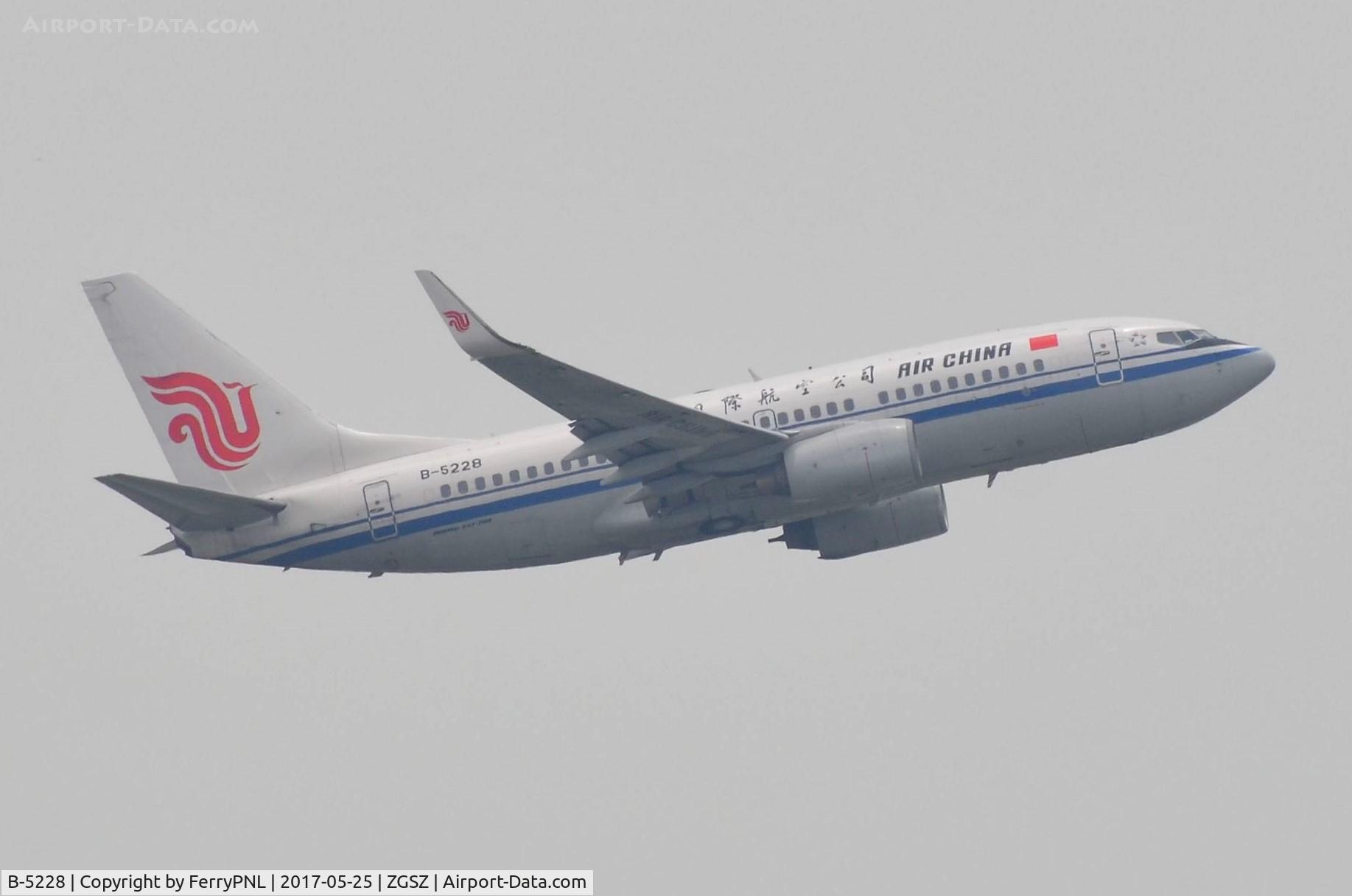 B-5228, 2006 Boeing 737-79L C/N 34542, Air China B737