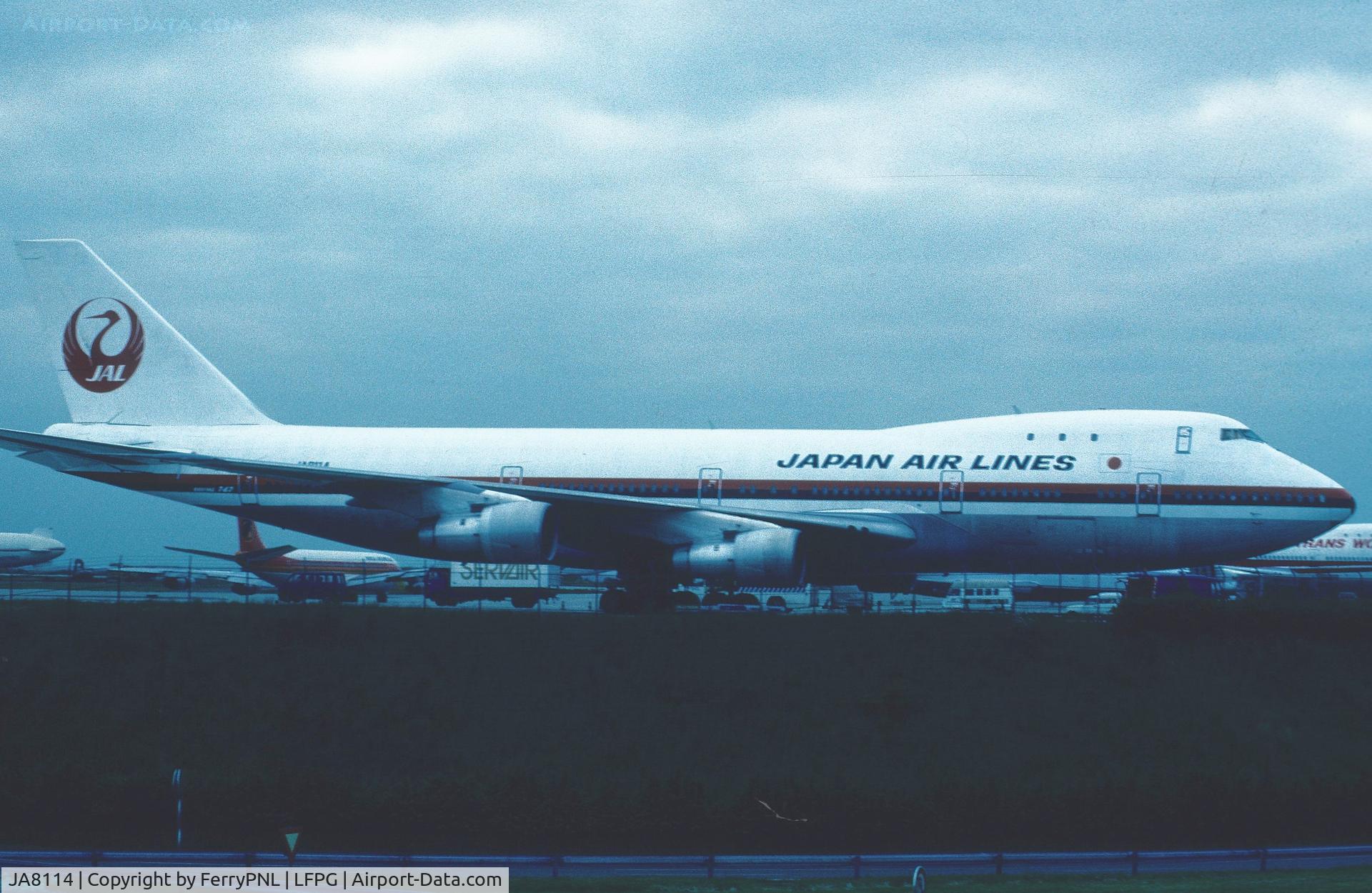 JA8114, 1972 Boeing 747-246B C/N 20530, JAL B742